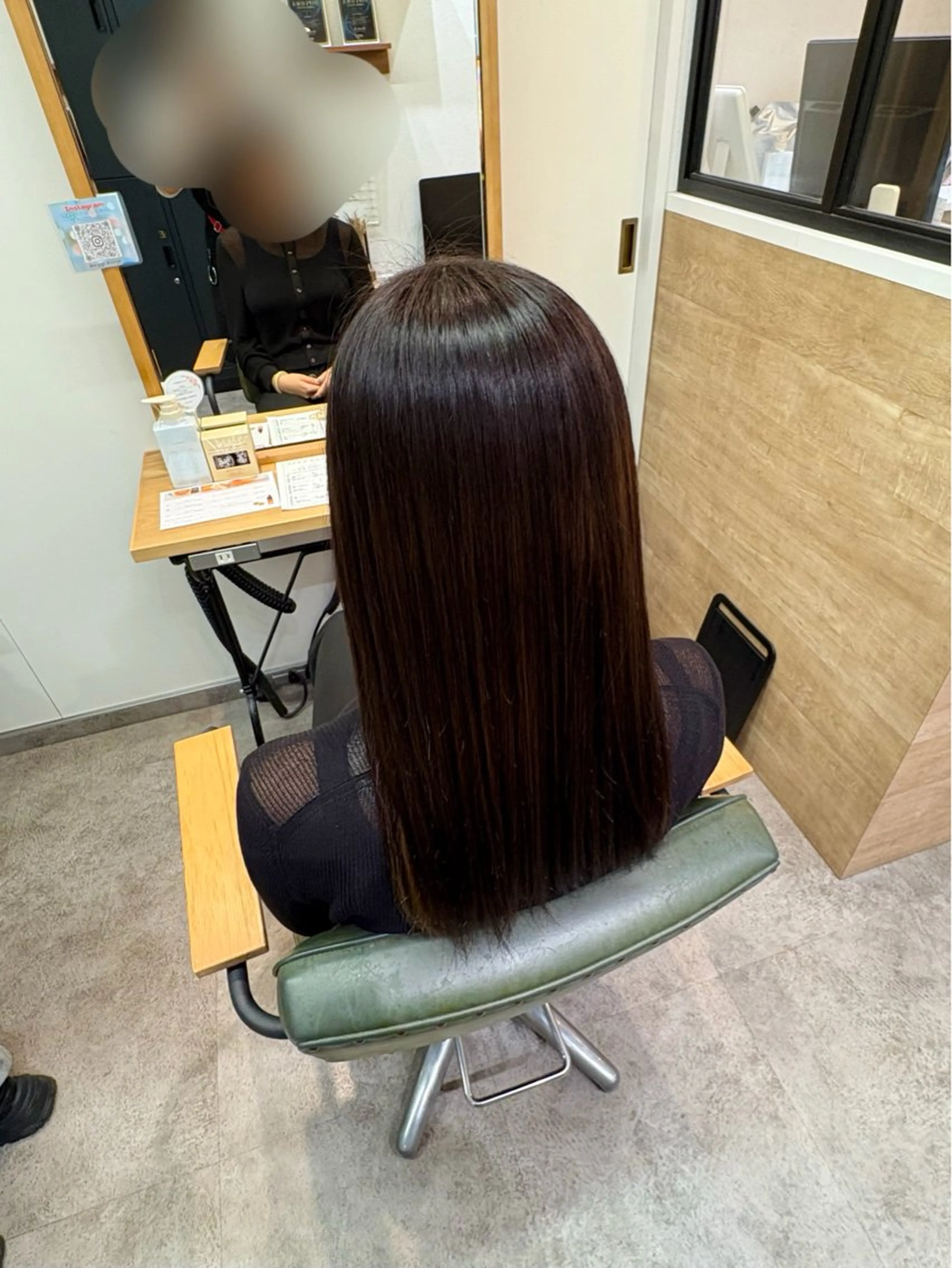 セミロング トリートメント 向山 月雫のヘアスタイル