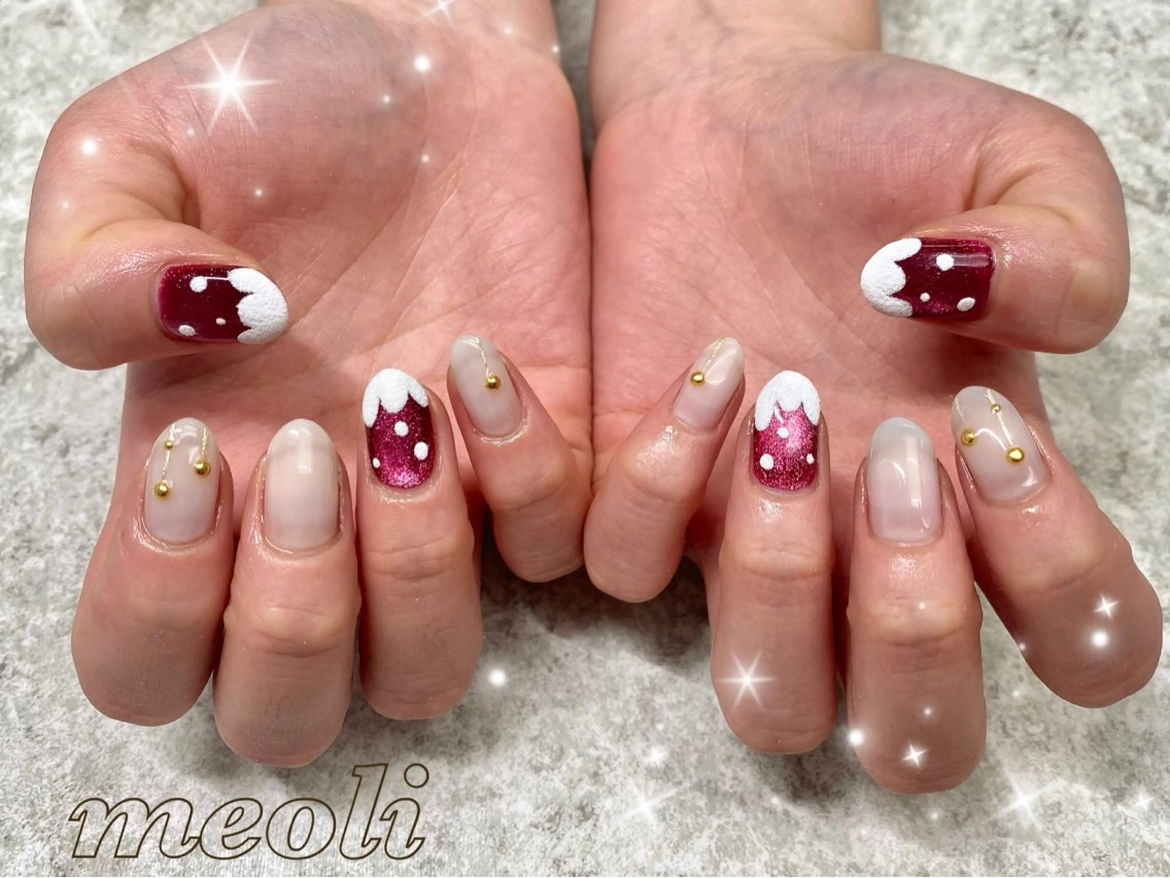 ネイル ハンドネイル nail salon meoli メグのネイルデザイン