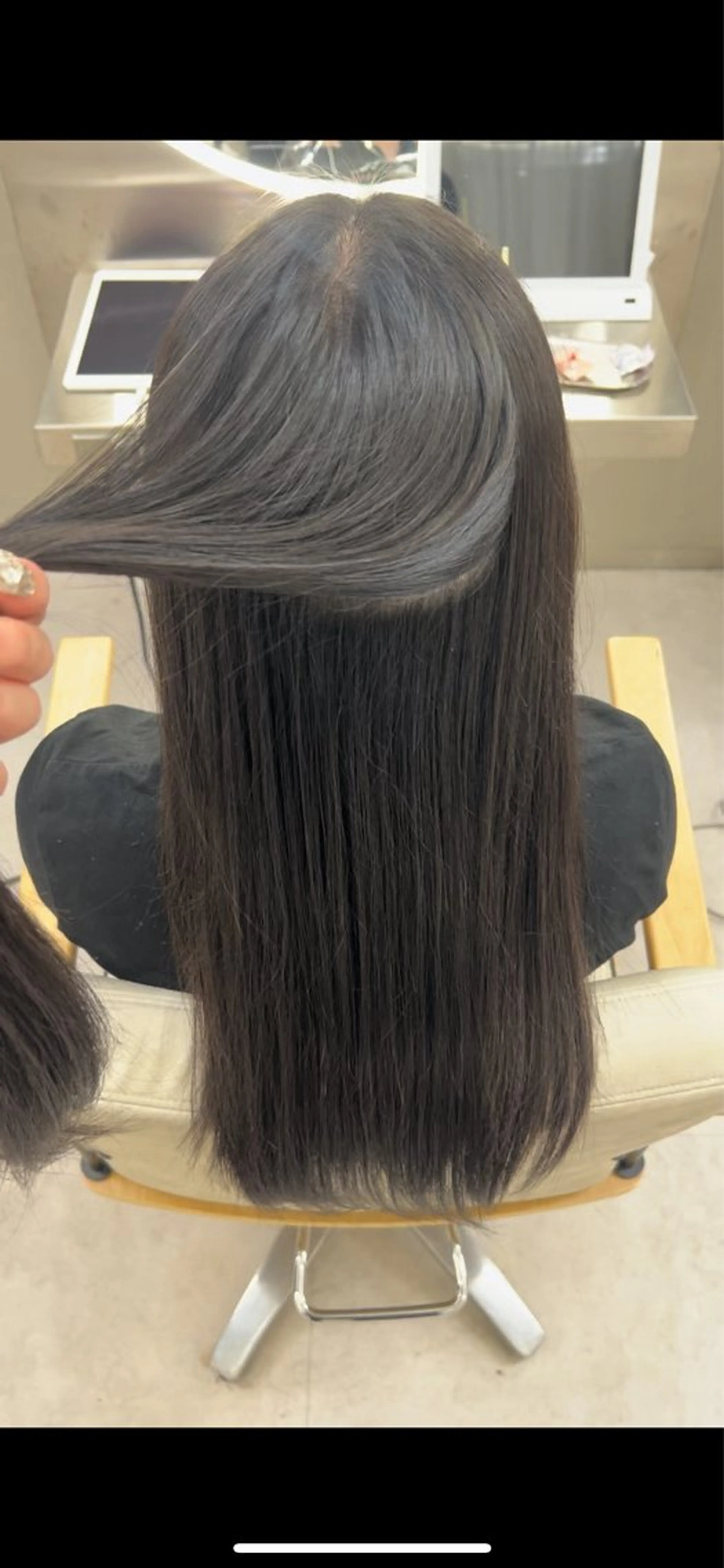 ロング 縮毛矯正 艶カラー♡ ゆうかのヘアスタイル