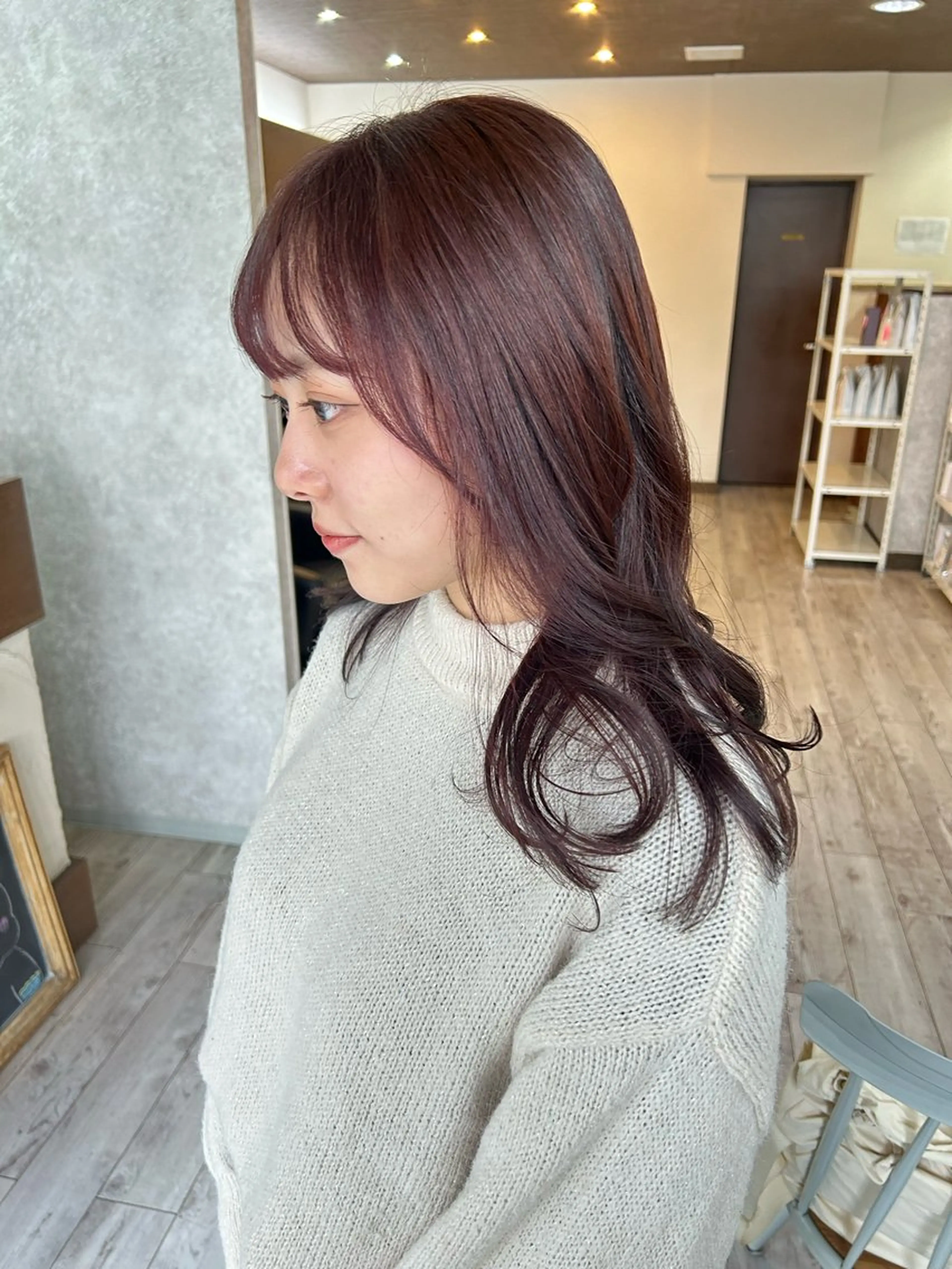 似合わせカット＋透明感カラー＋ヘアエステトリートメントの写真