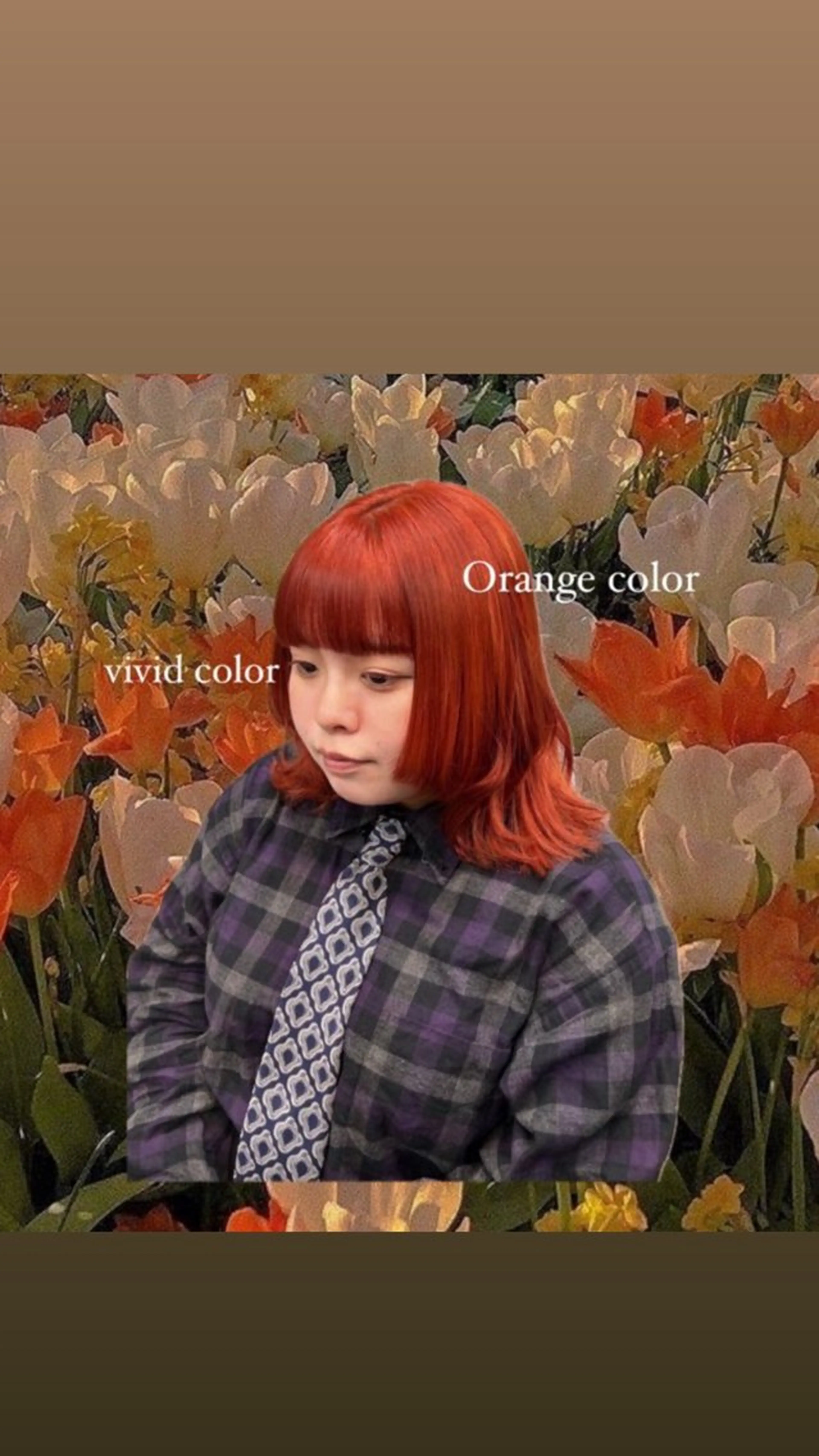 カラー ブリーチ/透明感/ アレンジ/🍒ゆなのヘアスタイル