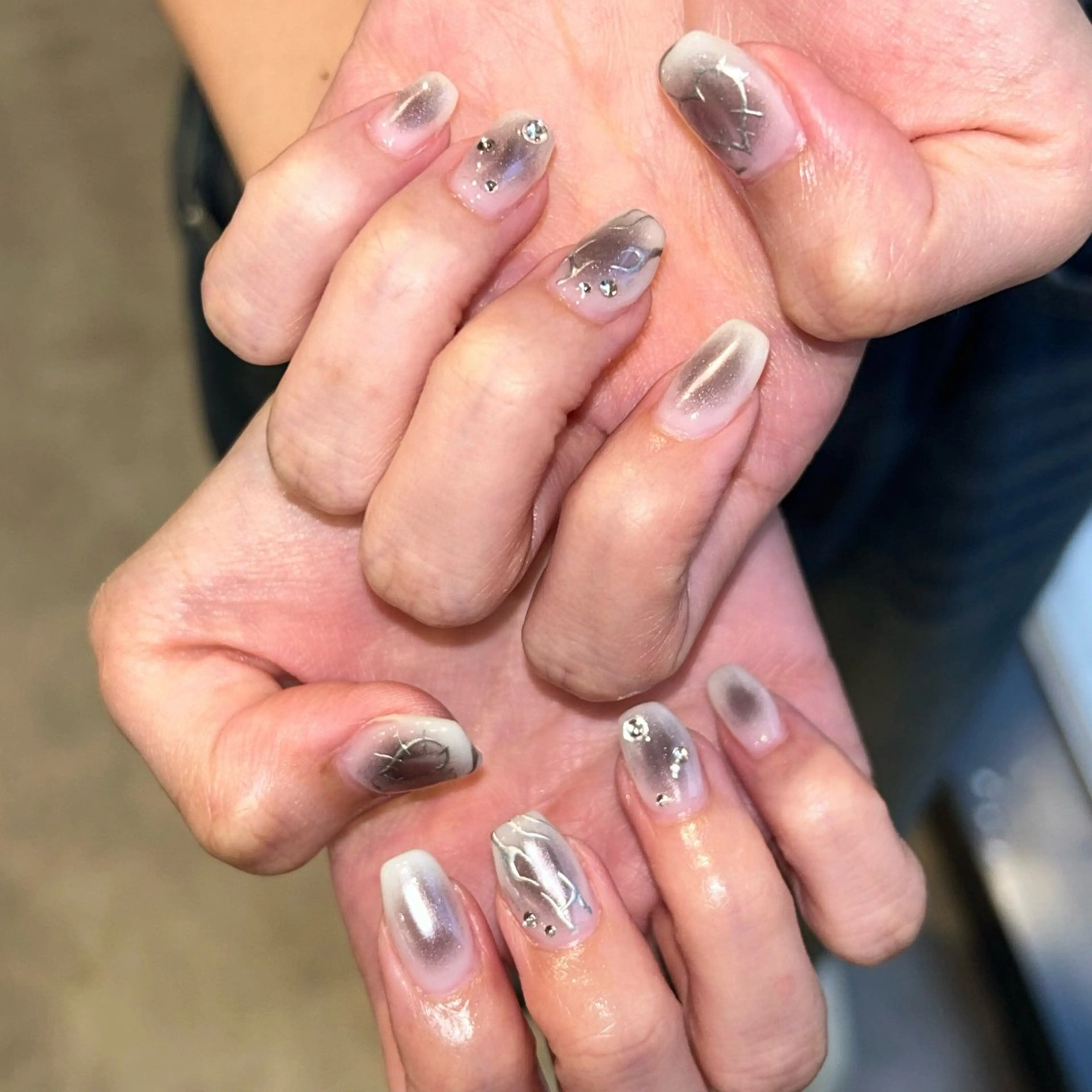 ネイル SHELLTOKYO 💜Kazamakiのネイルデザイン