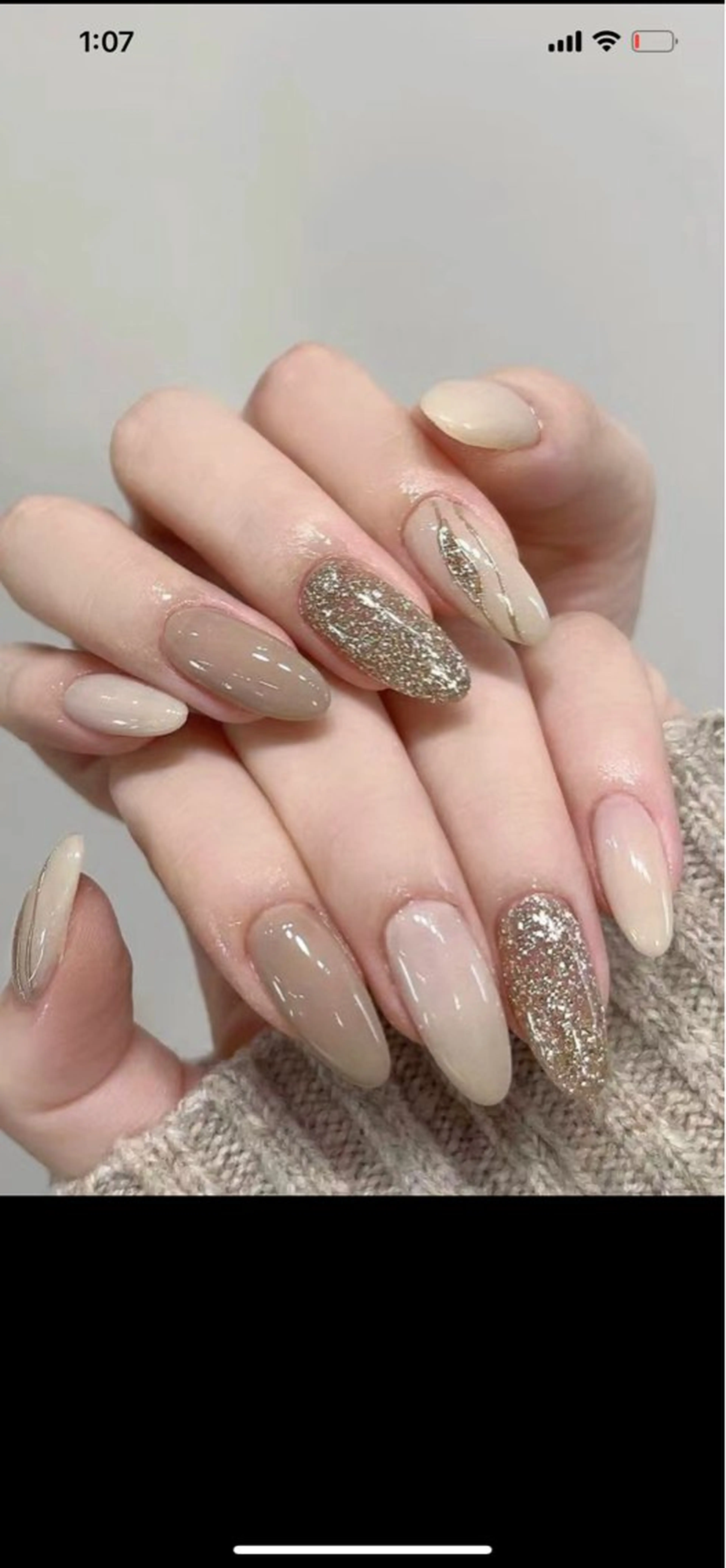 ネイル ニュアンスネイル glance nailのネイルデザイン