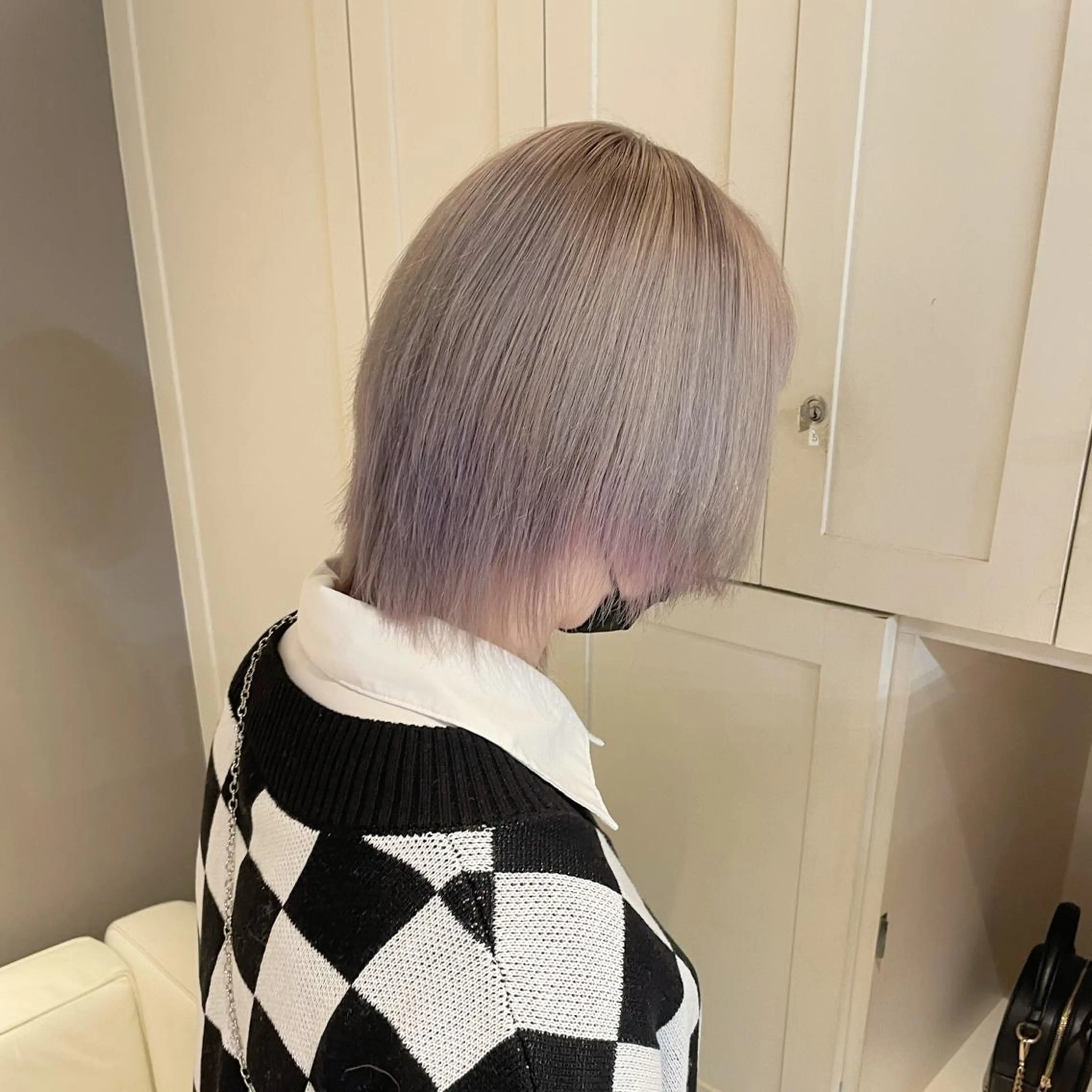 ショート ヘアカラー トリートメント ♡似合わせハイトーン ♡maiのヘアスタイル