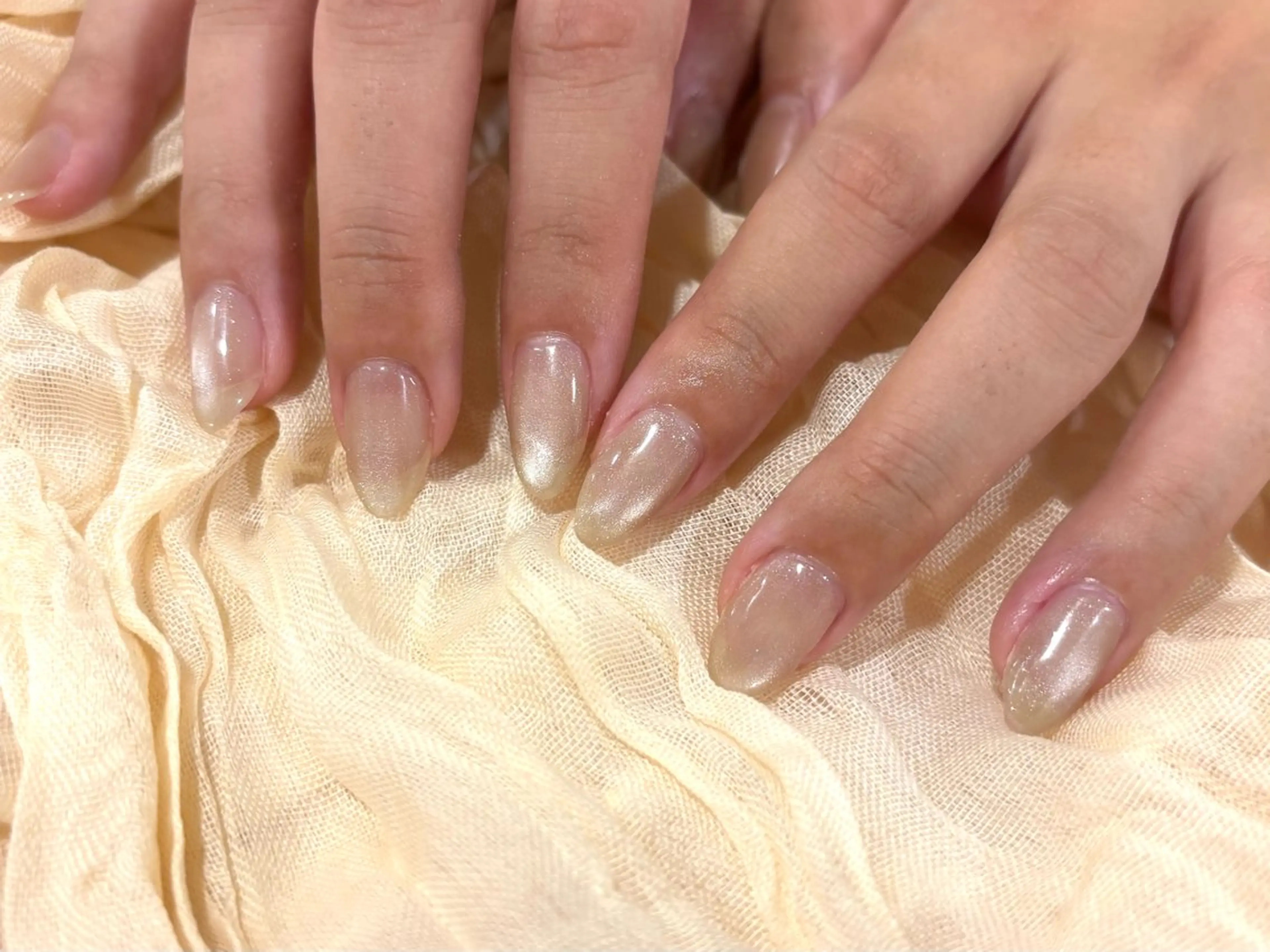 ネイル ジェルネイル 氷ネイル・うるうるネイル キラキラネイル マグネットネイル オフィスネイル ハンドネイル Lino中目黒 🎀 パラジェルのネイルデザイン