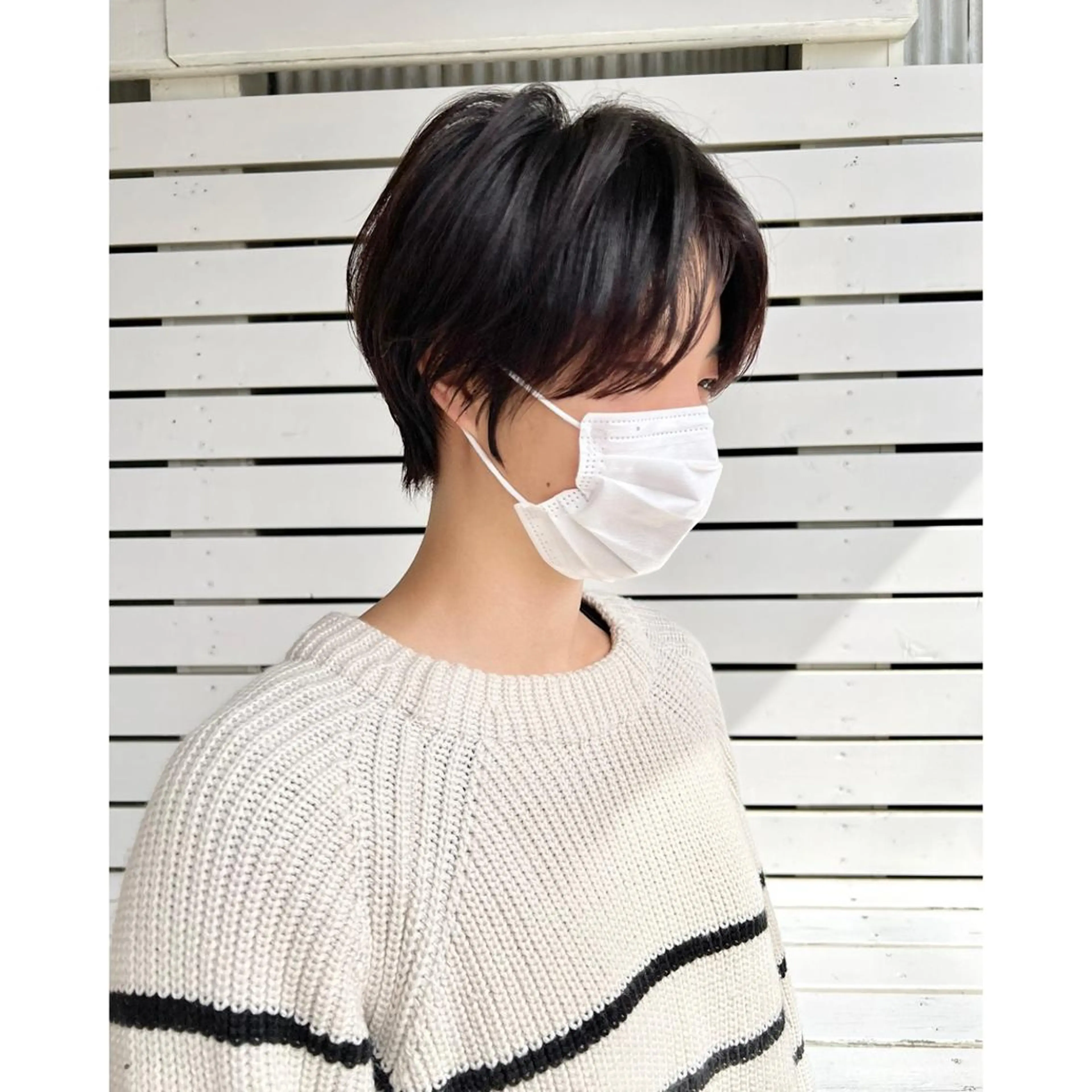 ショート 茅ヶ崎/ショートボブ /ハイトーン/片野のヘアスタイル