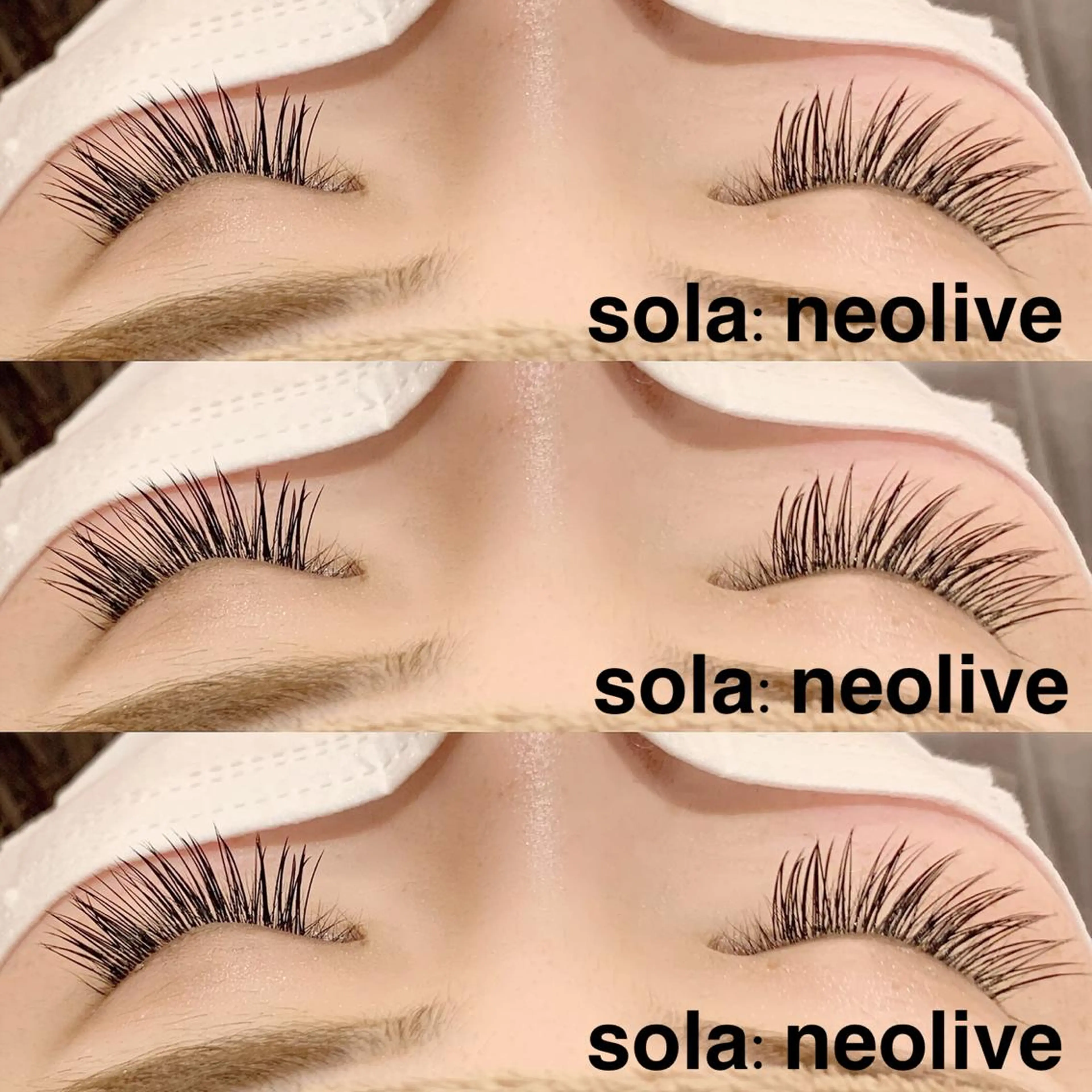 マツエク・マツパ sola: neolive山崎のマツエク・マツパデザイン