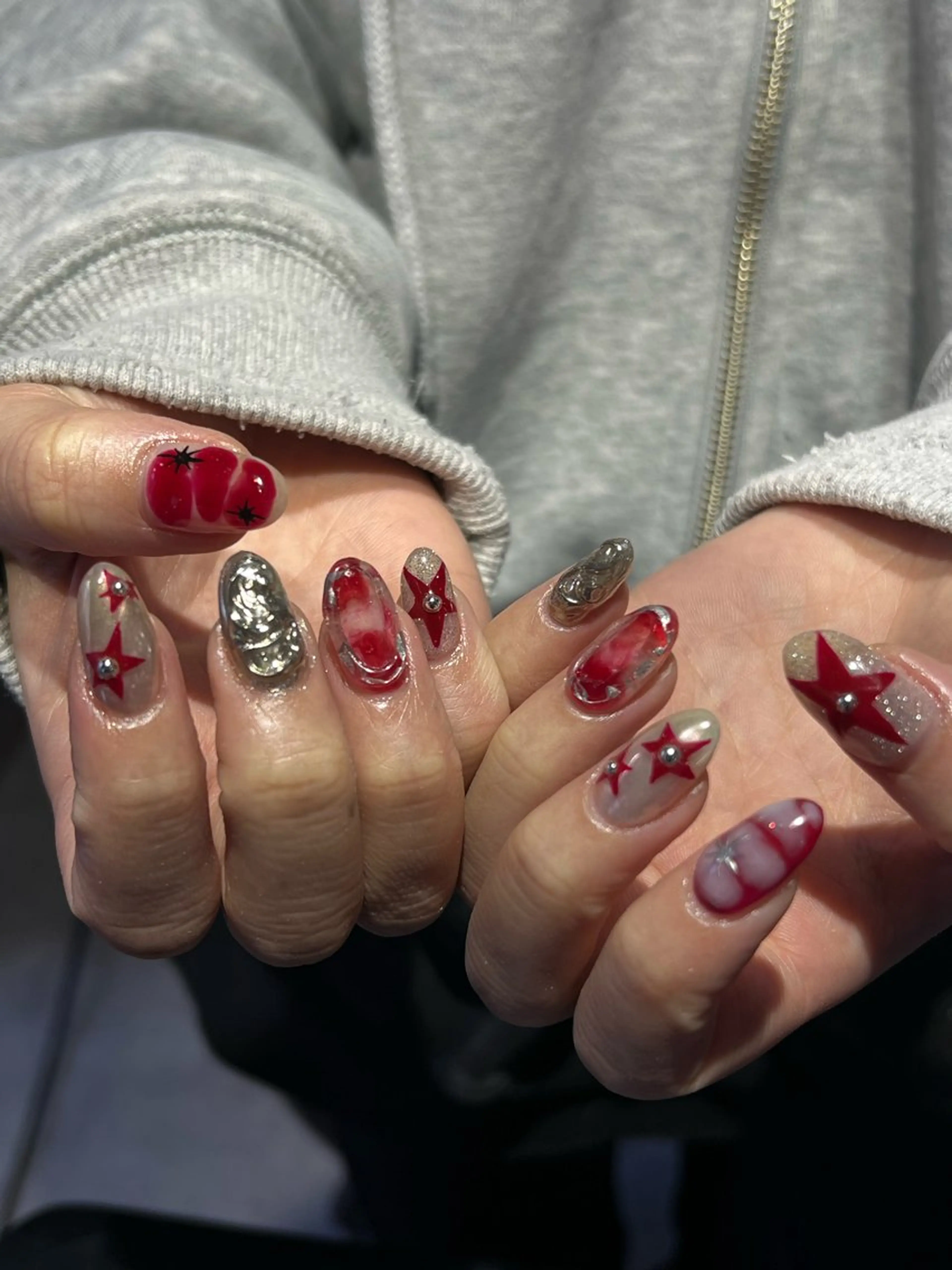 ネイル ハンドネイル Hata nail 🎀個性派ニュアンスのネイルデザイン