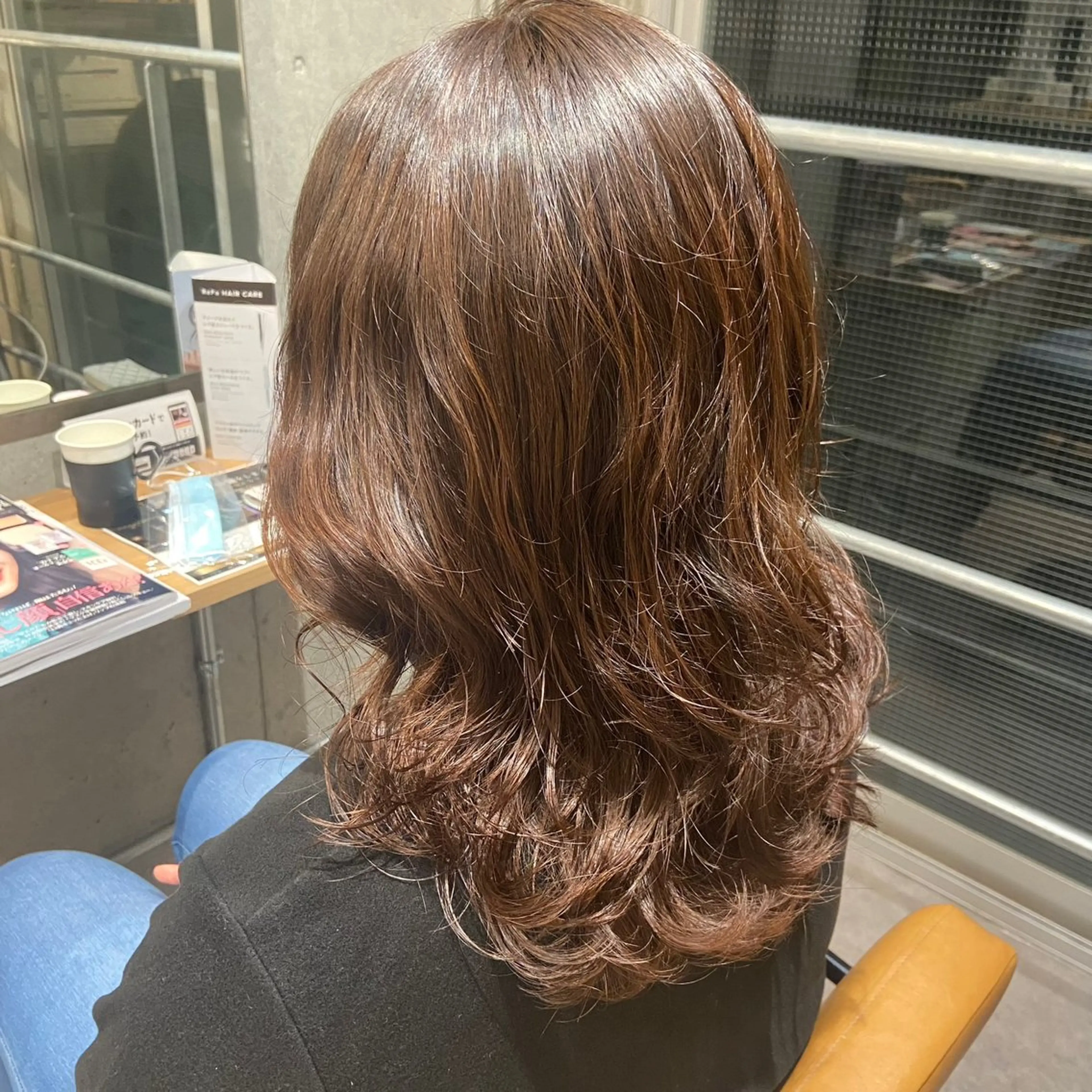 セミロング パーマ セミロングパーマ デジタルパーマ 👒oikawa kaede🍃のヘアスタイル