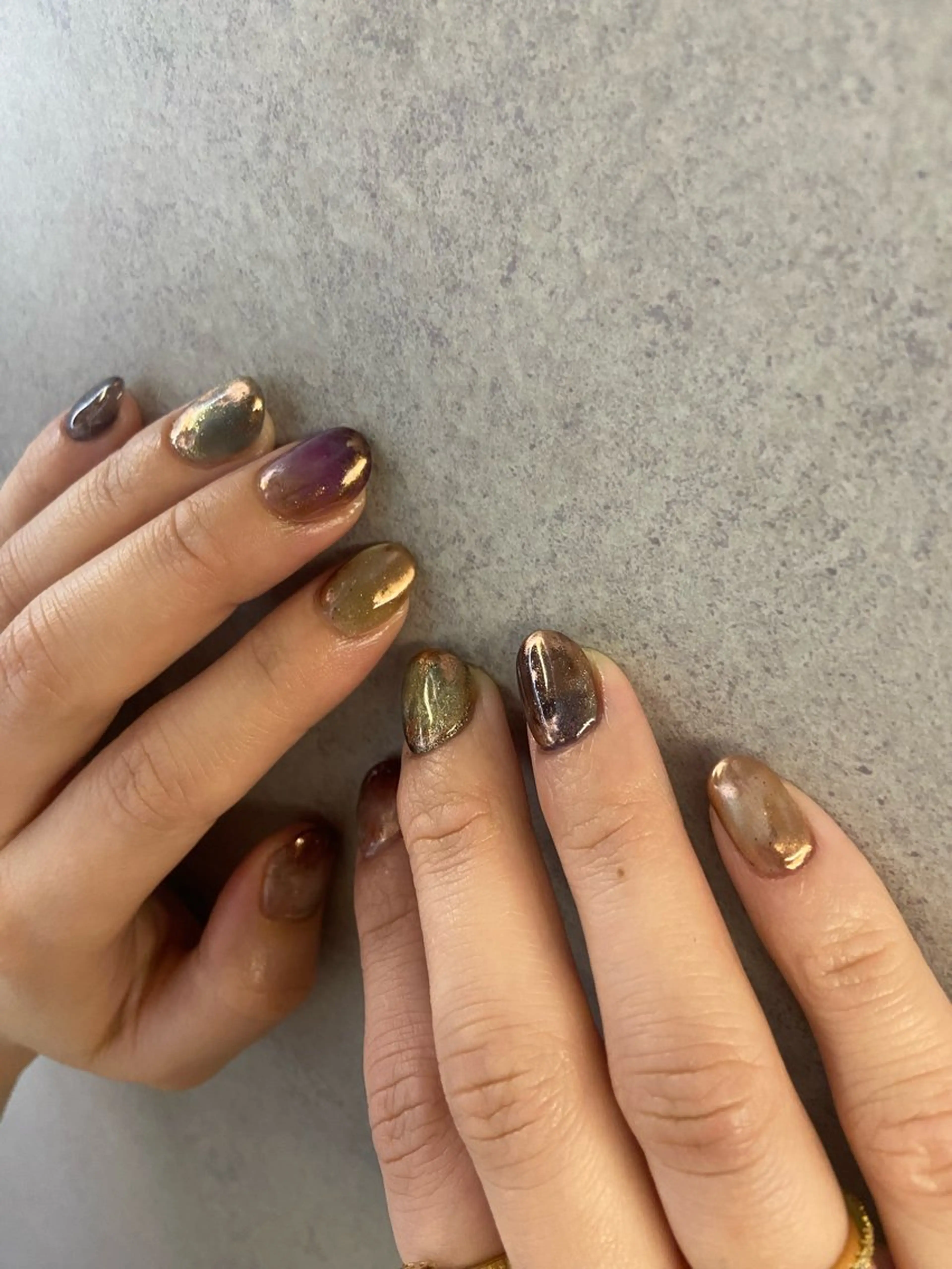 ネイル アートネイル ニュアンスネイル HINAKO💫 Ouja groupのネイルデザイン