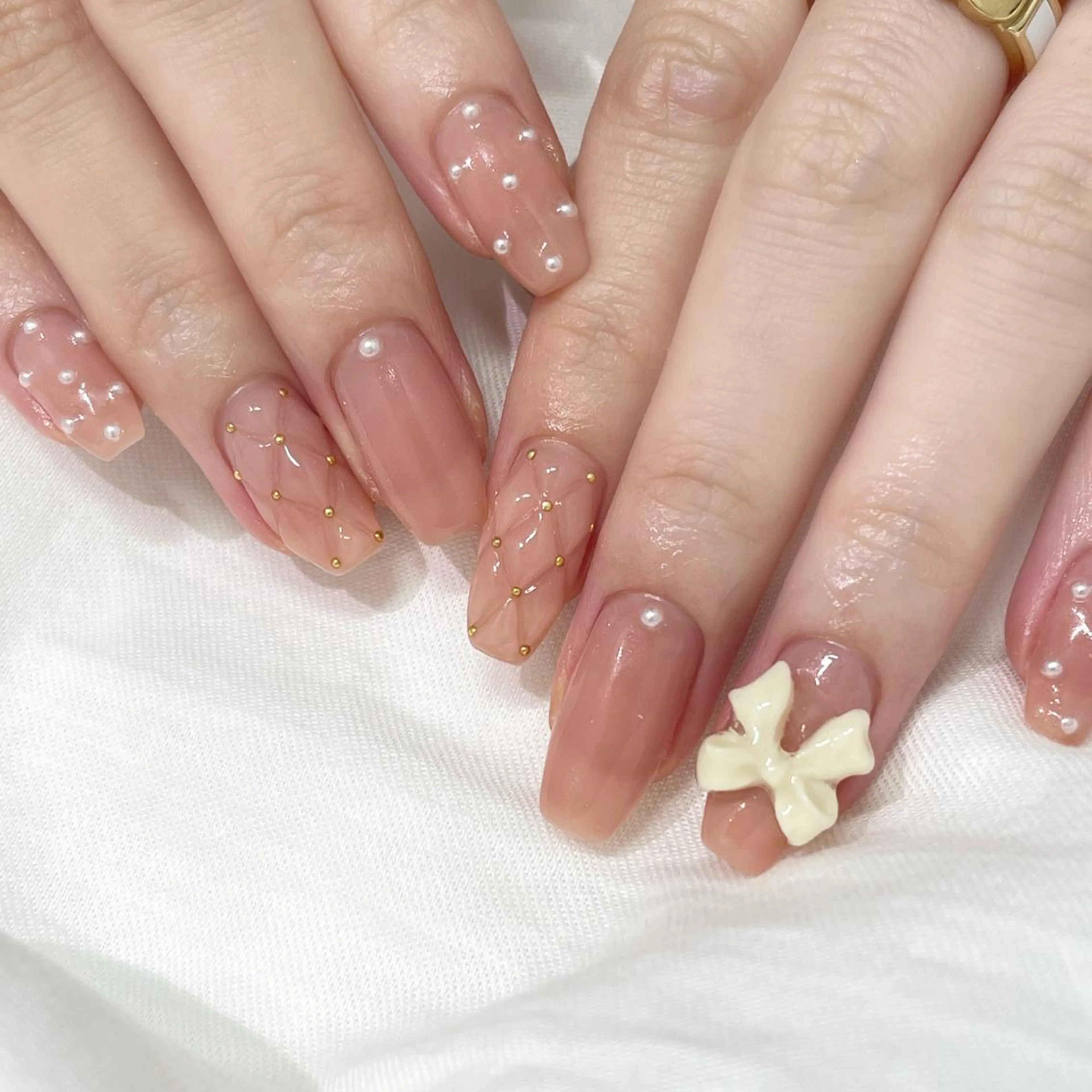 ネイル 新宿代々木/ちゅるん キレイめ/miriのネイルデザイン