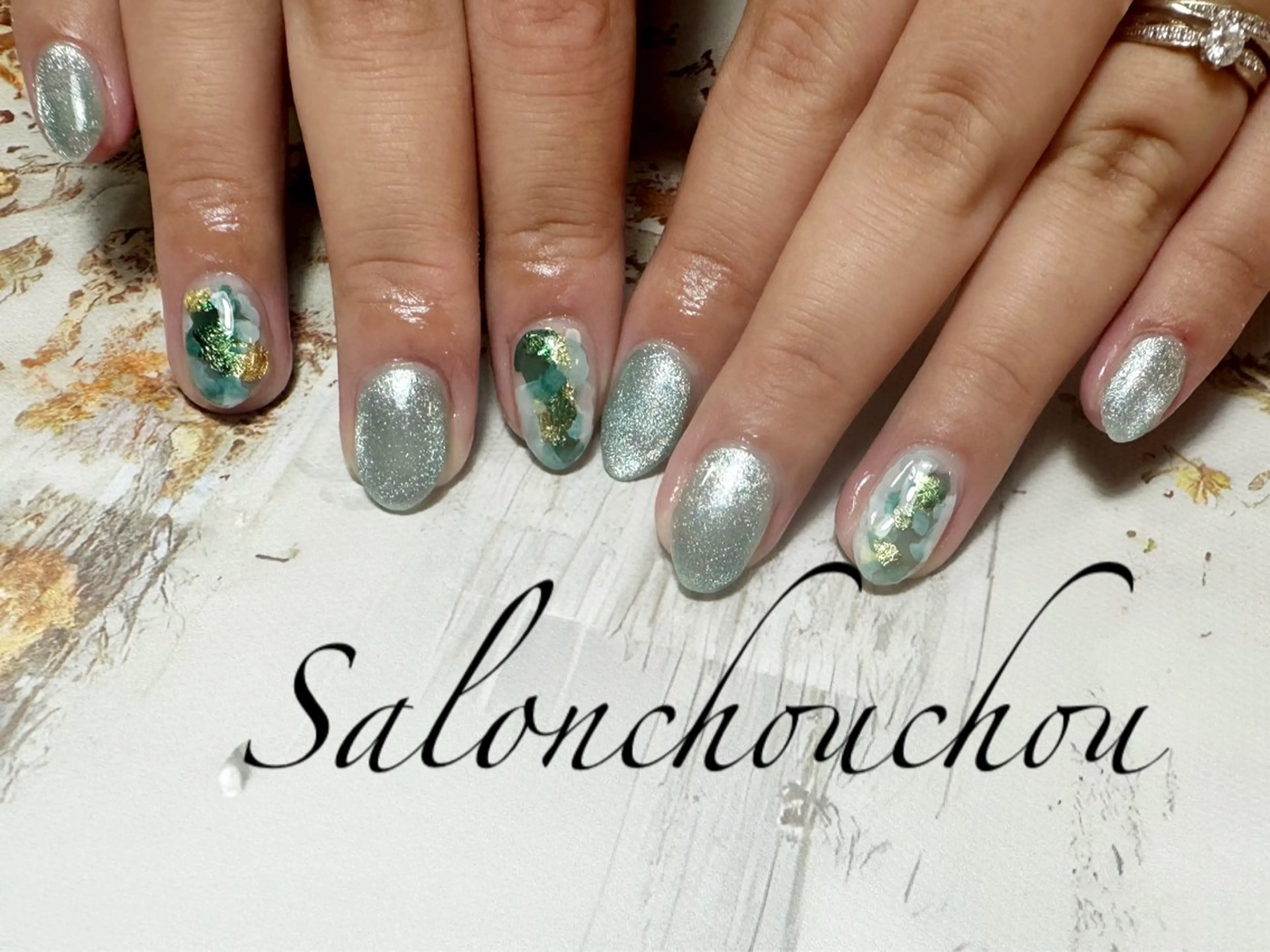 ショート カラー salon Chouchouのネイルデザイン