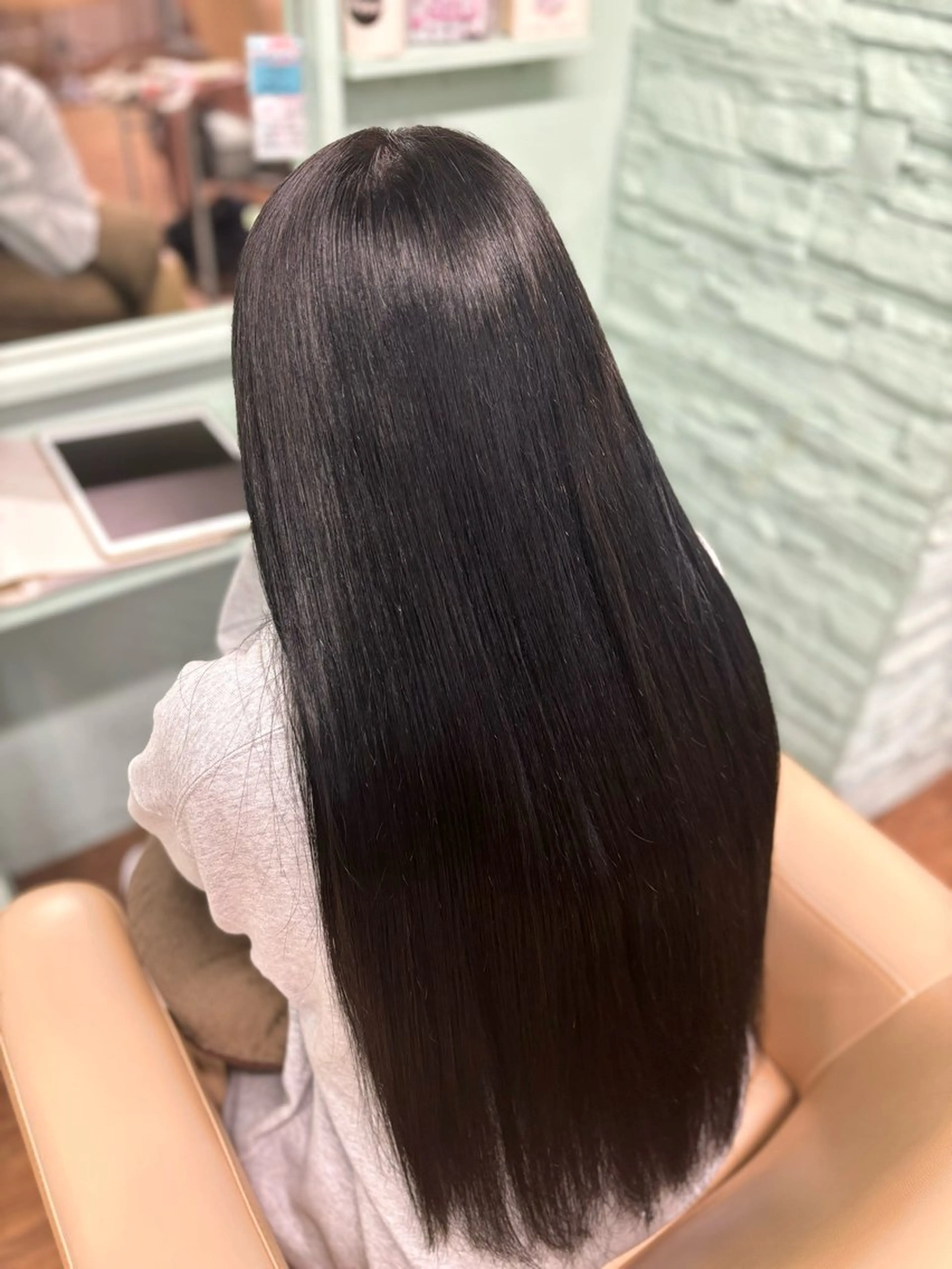 カラー ヘアカラー トリートメント ツヤ感カラー/韓国 カットkanna🖤のヘアスタイル