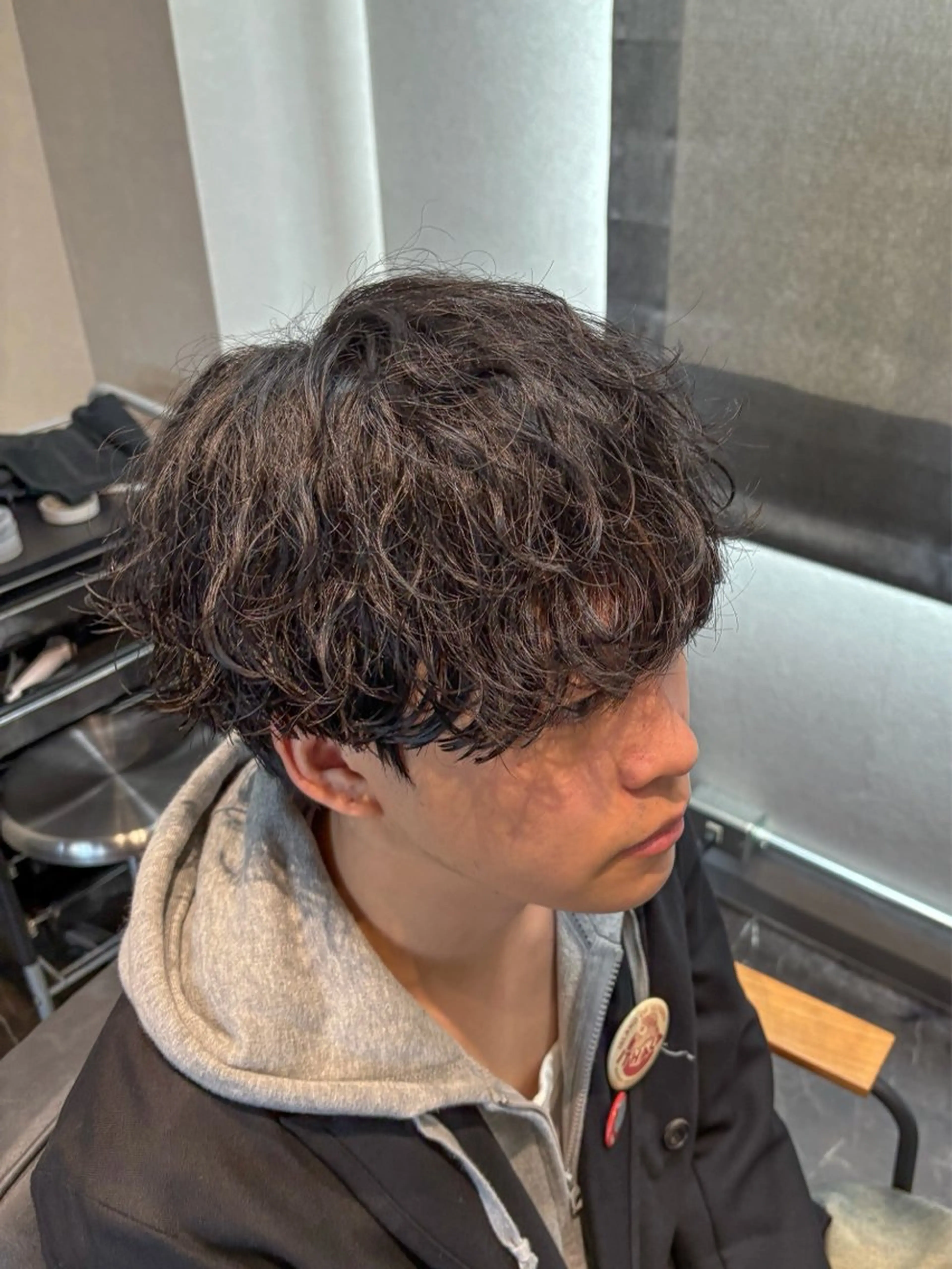 ショート カラー パーマ メンズ カット パーマ 🎧【パーマ師】 SOUMA🎧のヘアスタイル