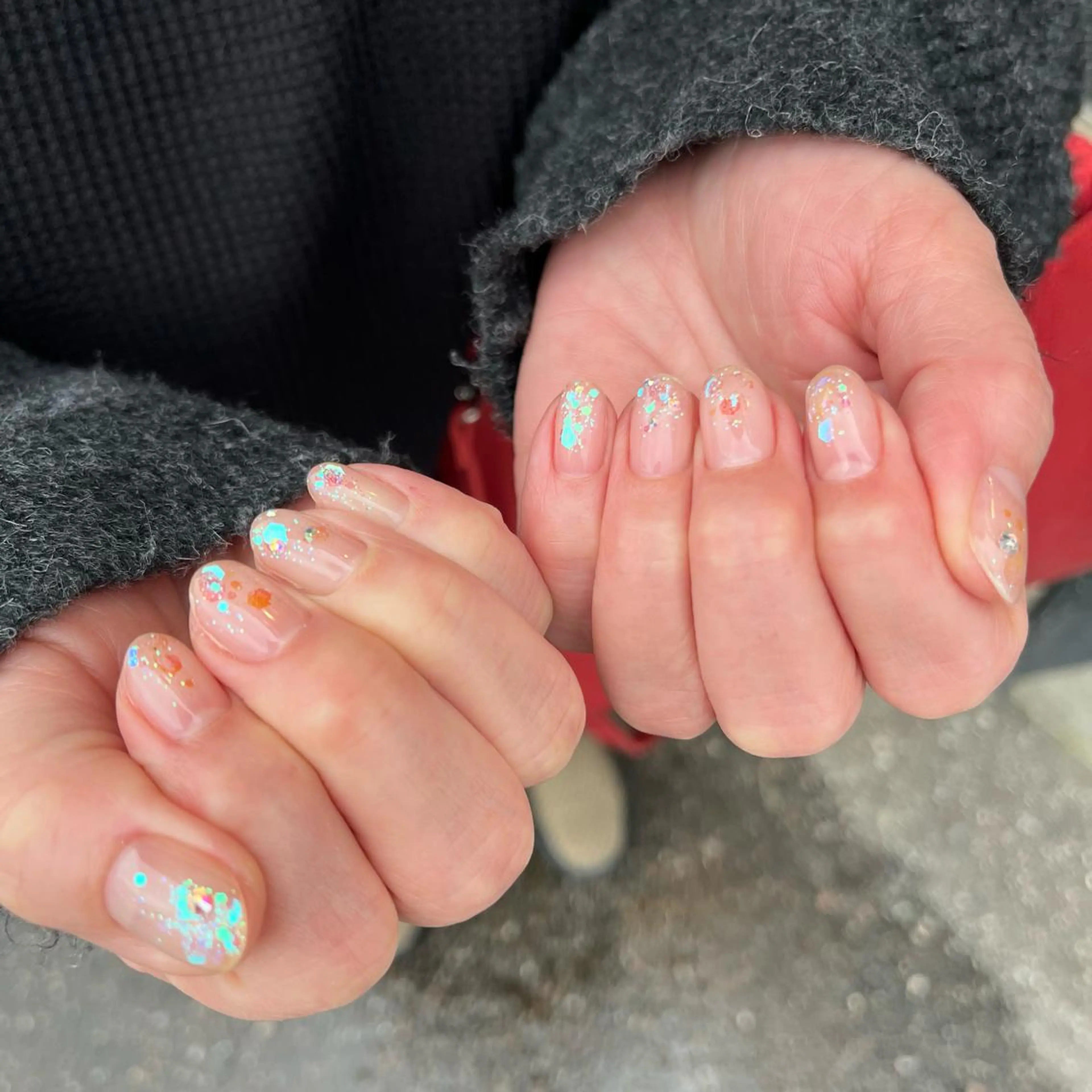 ネイル 氷ネイル・うるうるネイル eri chan nailのネイルデザイン