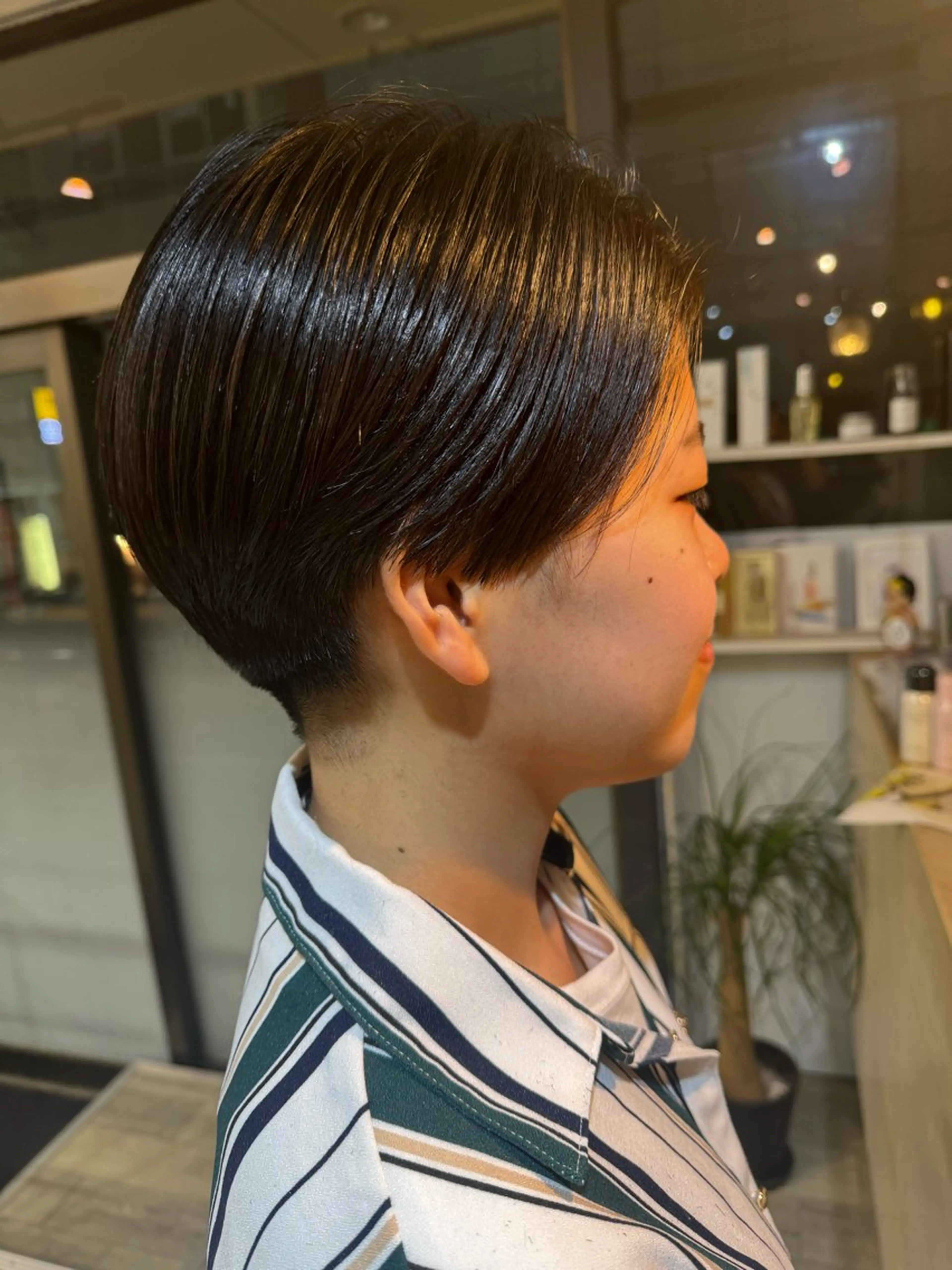 ショート 米元 春奈のヘアスタイル