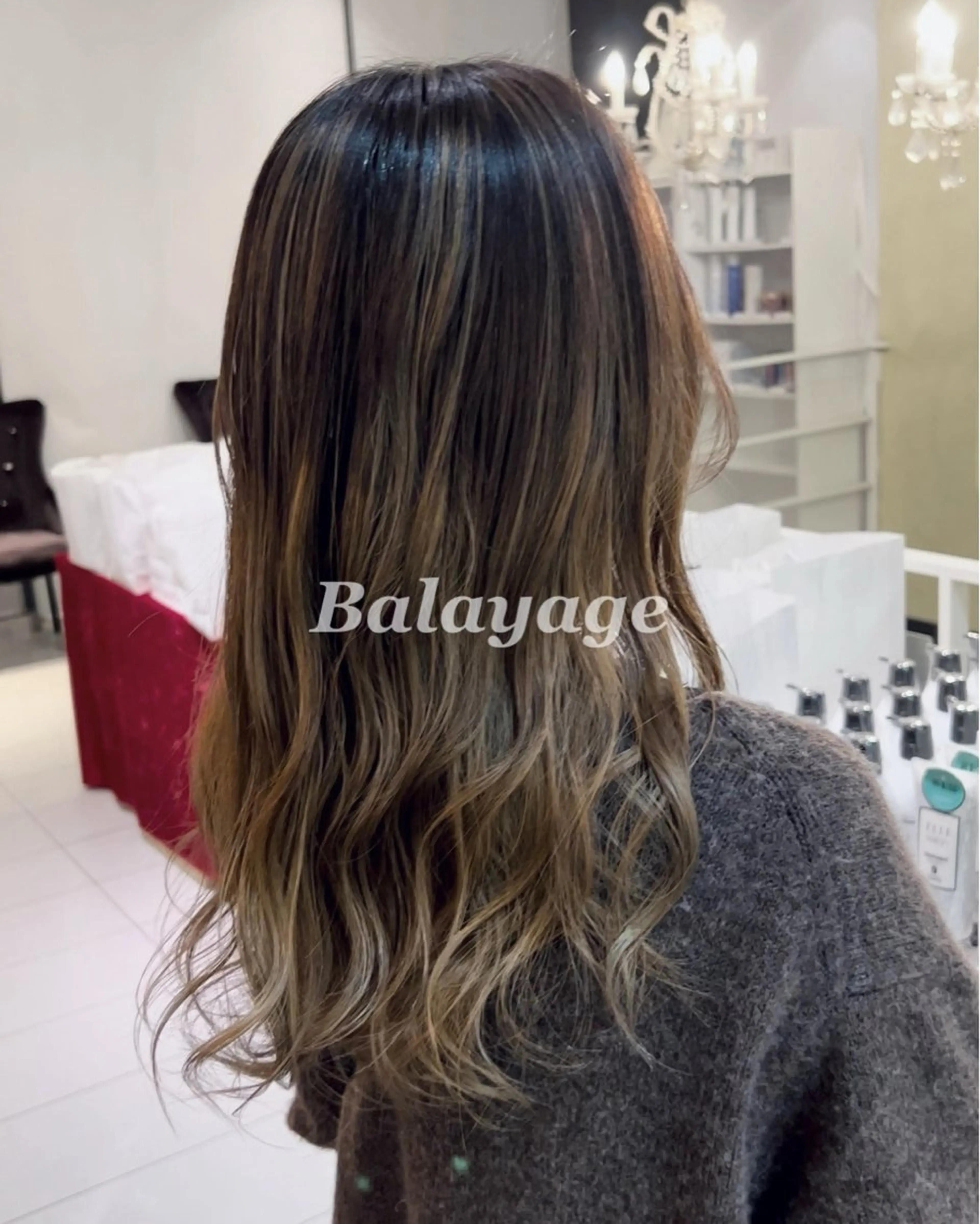 ロング カラー ヘアカラー 艶カラー/エクステ/ 藤原リックのヘアスタイル