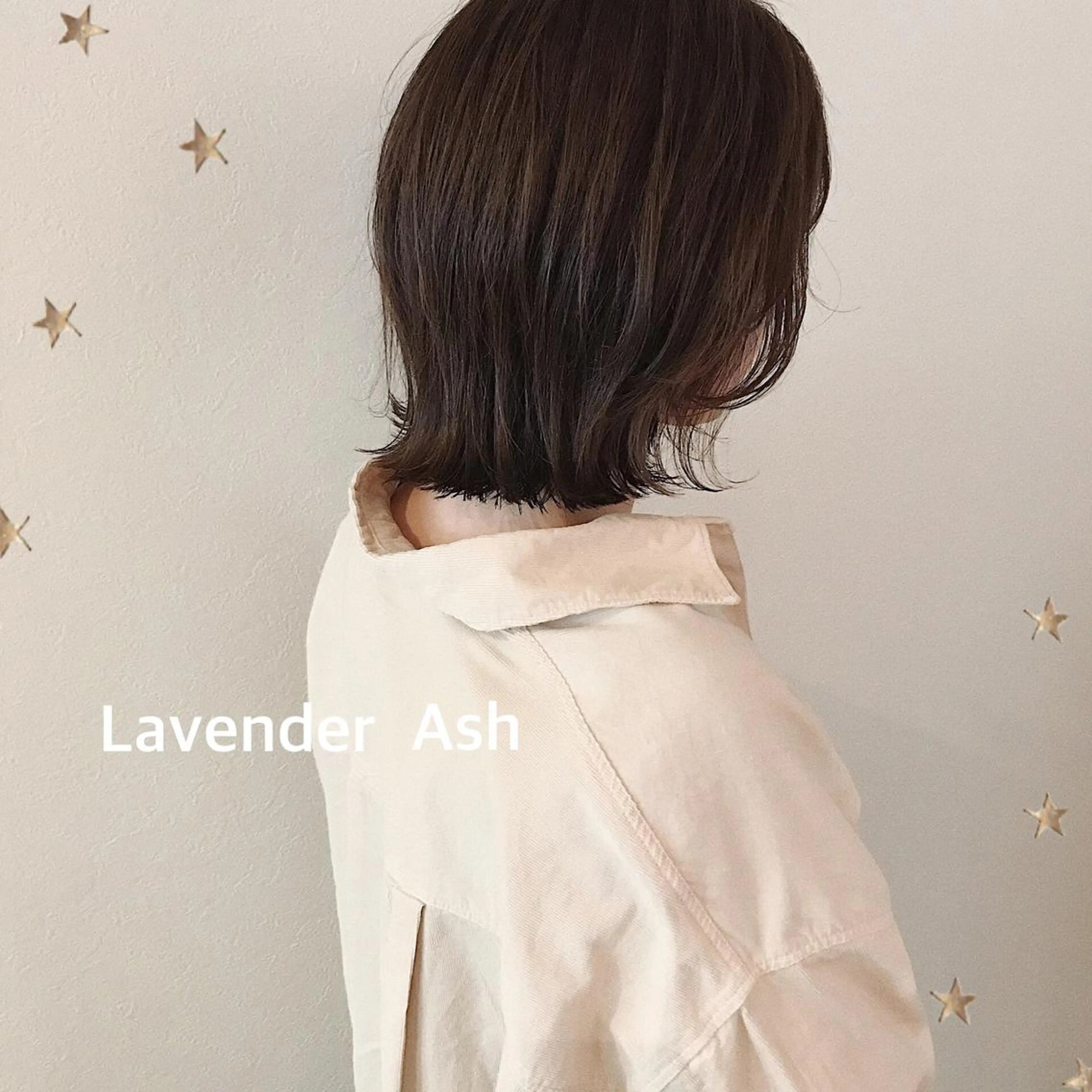 ミディアム カラー カット ヘアカラー 市川 千夏のヘアスタイル