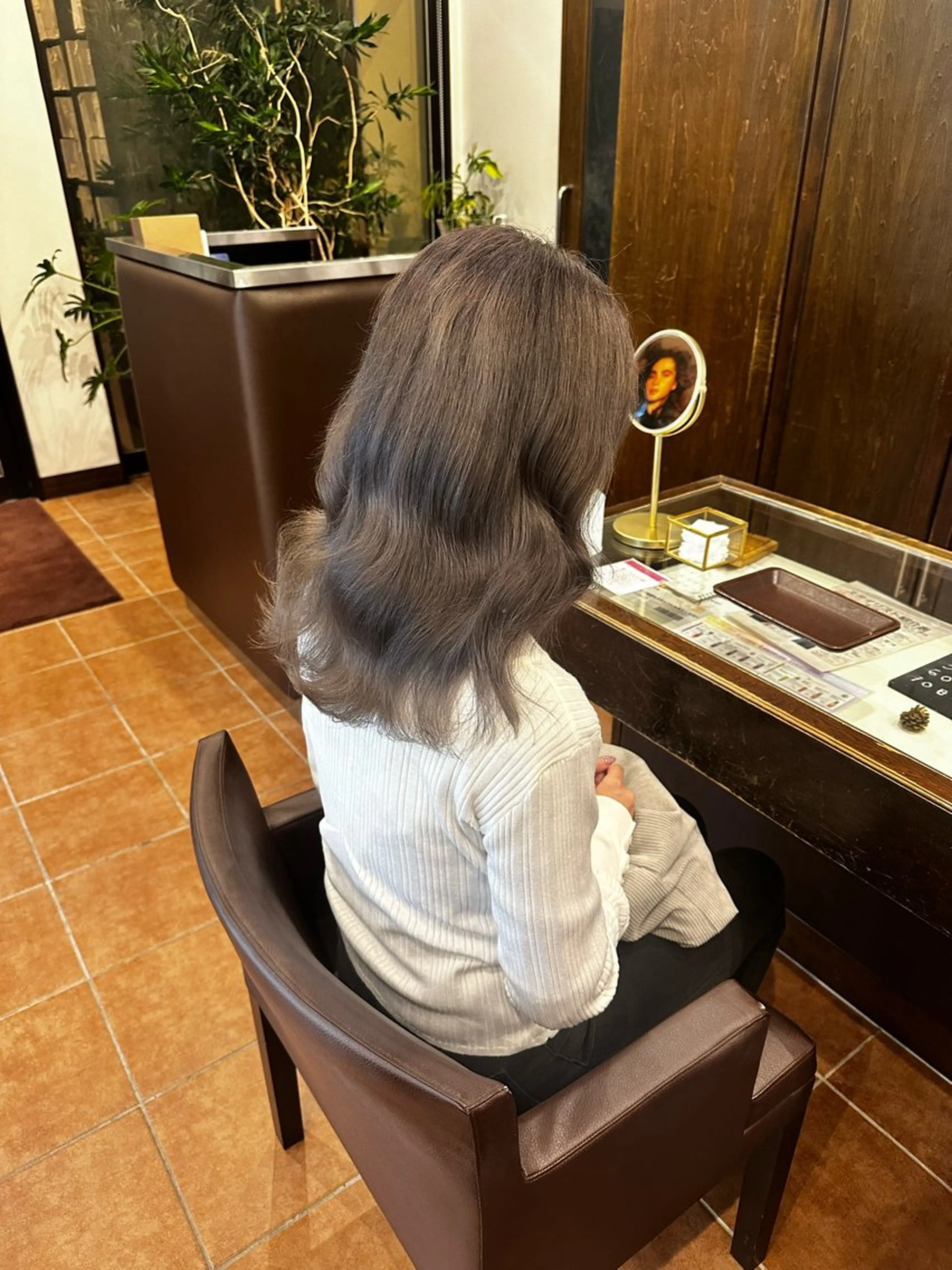 ロング カラー 和田 楓のヘアスタイル