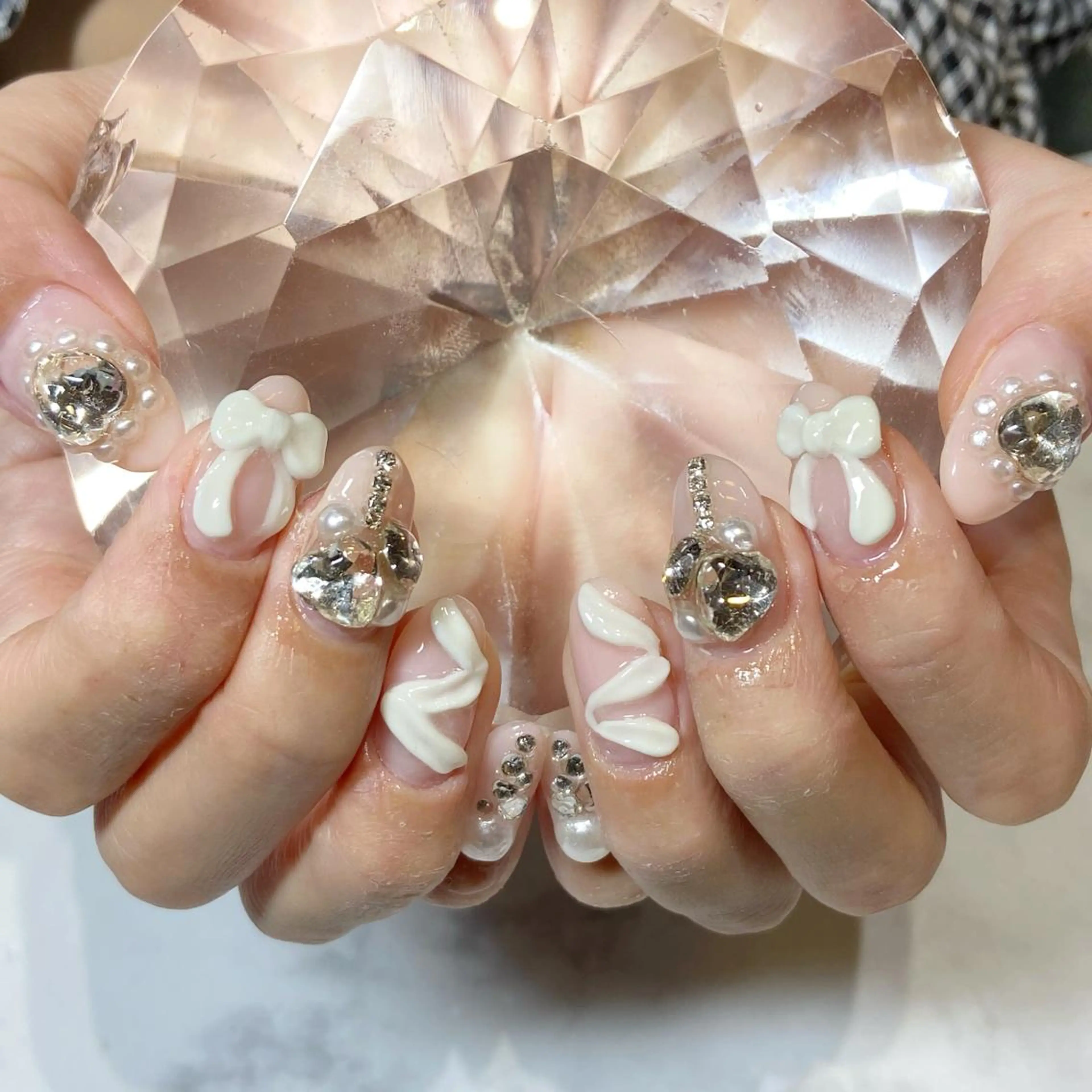 ネイル 長さ出し ハンドネイル YUN 💅のネイルデザイン