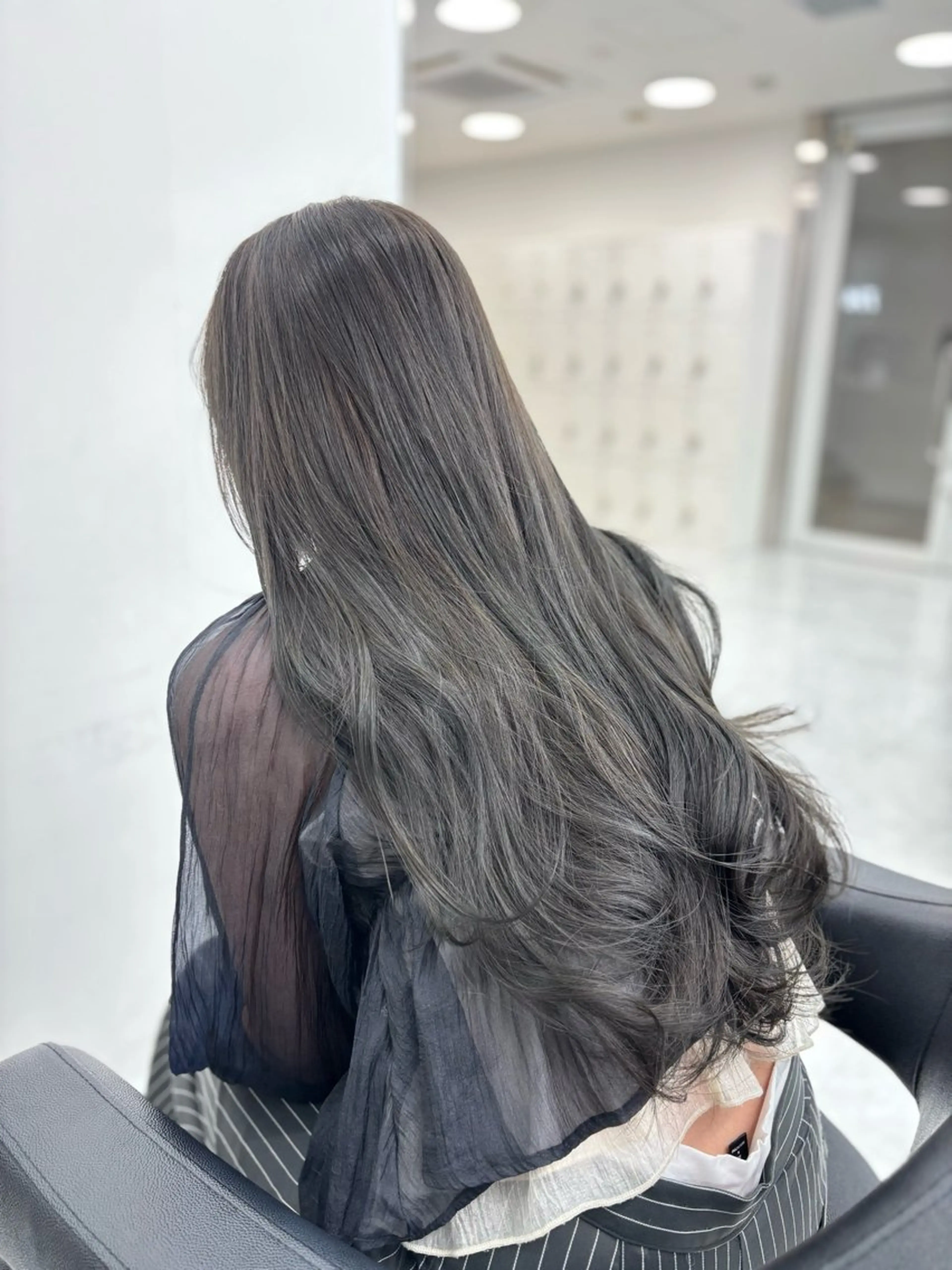 ロング カラー ヘアカラー ヘッドスパ ヘアセット 🫧韓国風透明感 ヘア🫧towaのヘアスタイル