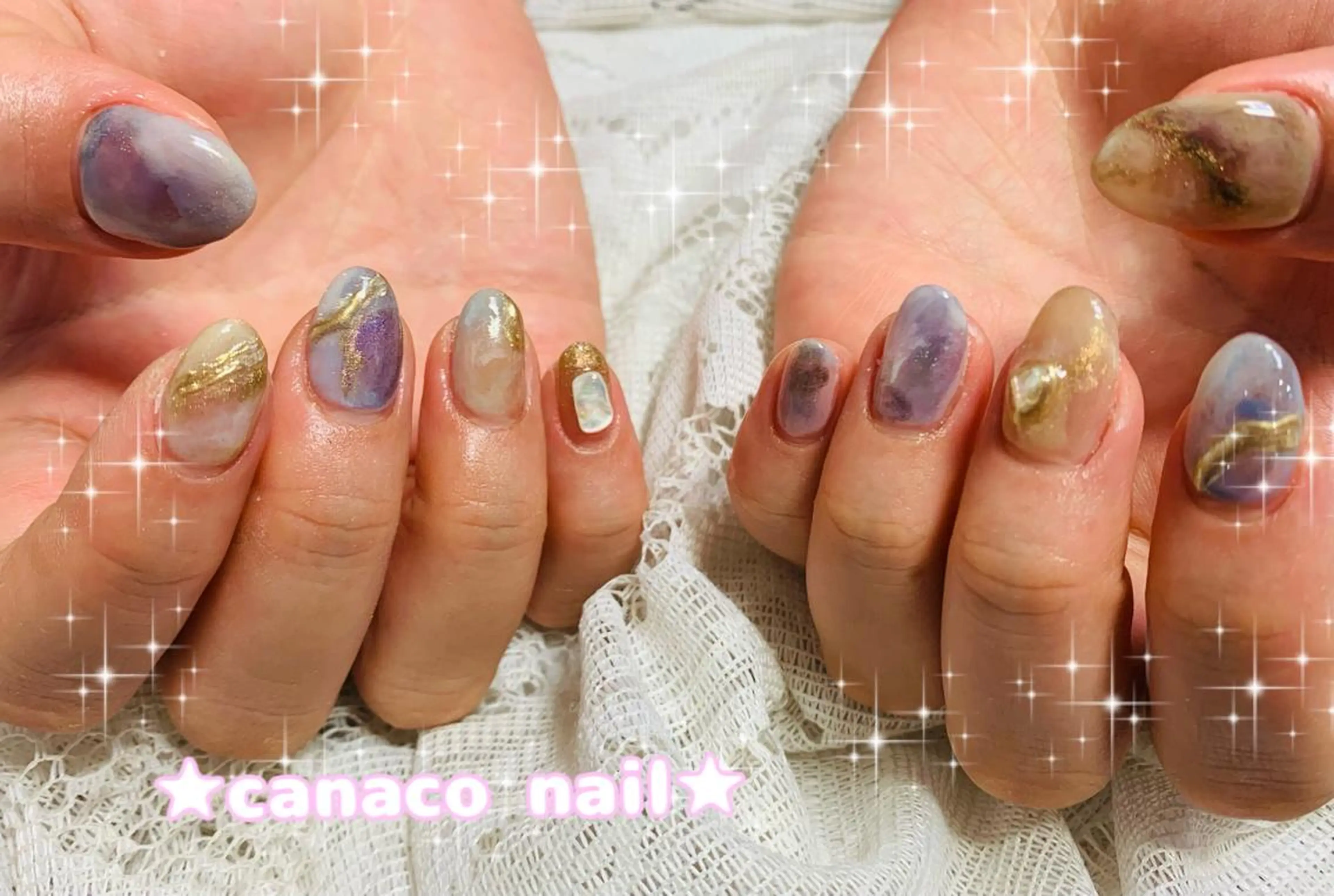 ネイル アートネイル ジェルネイル マグネットネイル ミラーネイル ニュアンスネイル ハンドネイル ハンドケア ベテランネイル cnc  nailのネイルデザイン