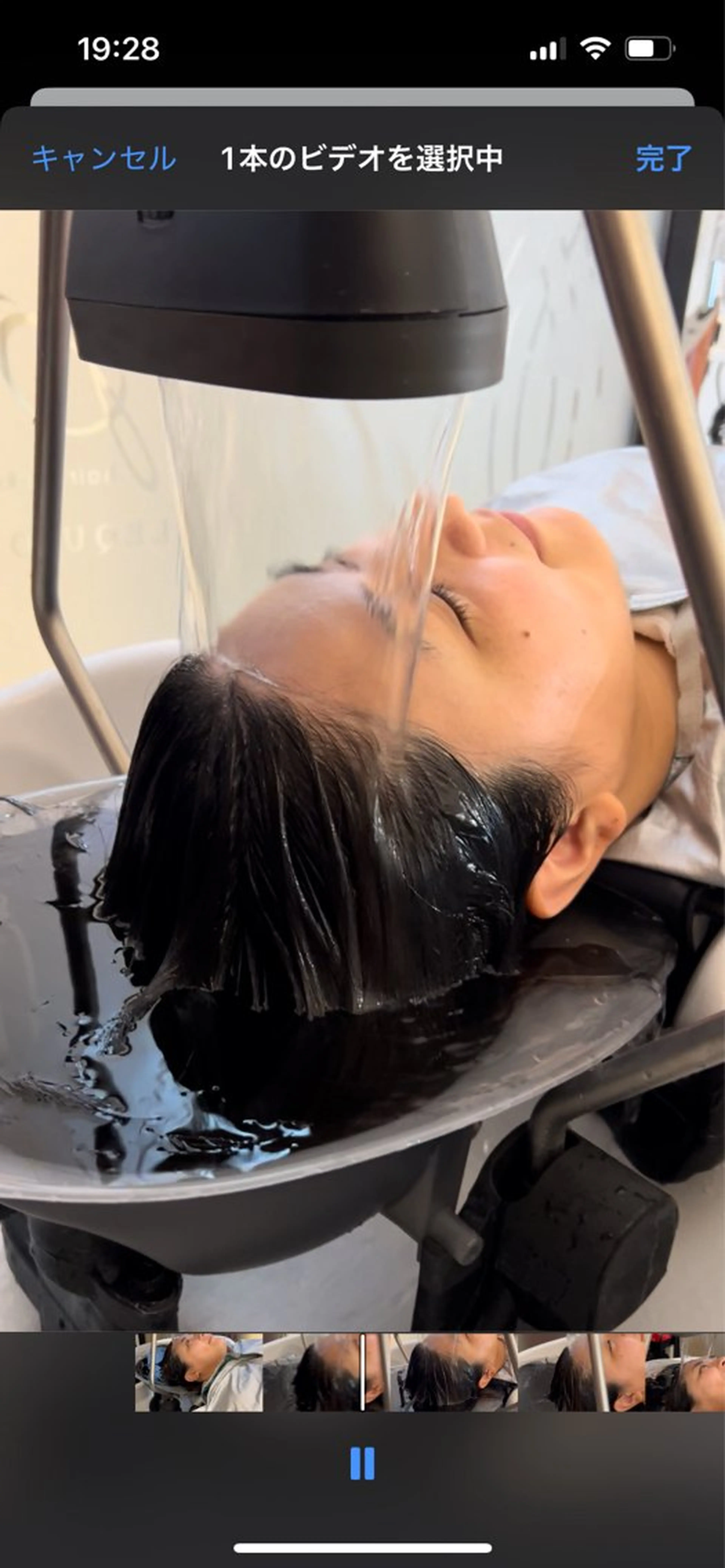 ヘッドスパシャンプーブロー込の写真