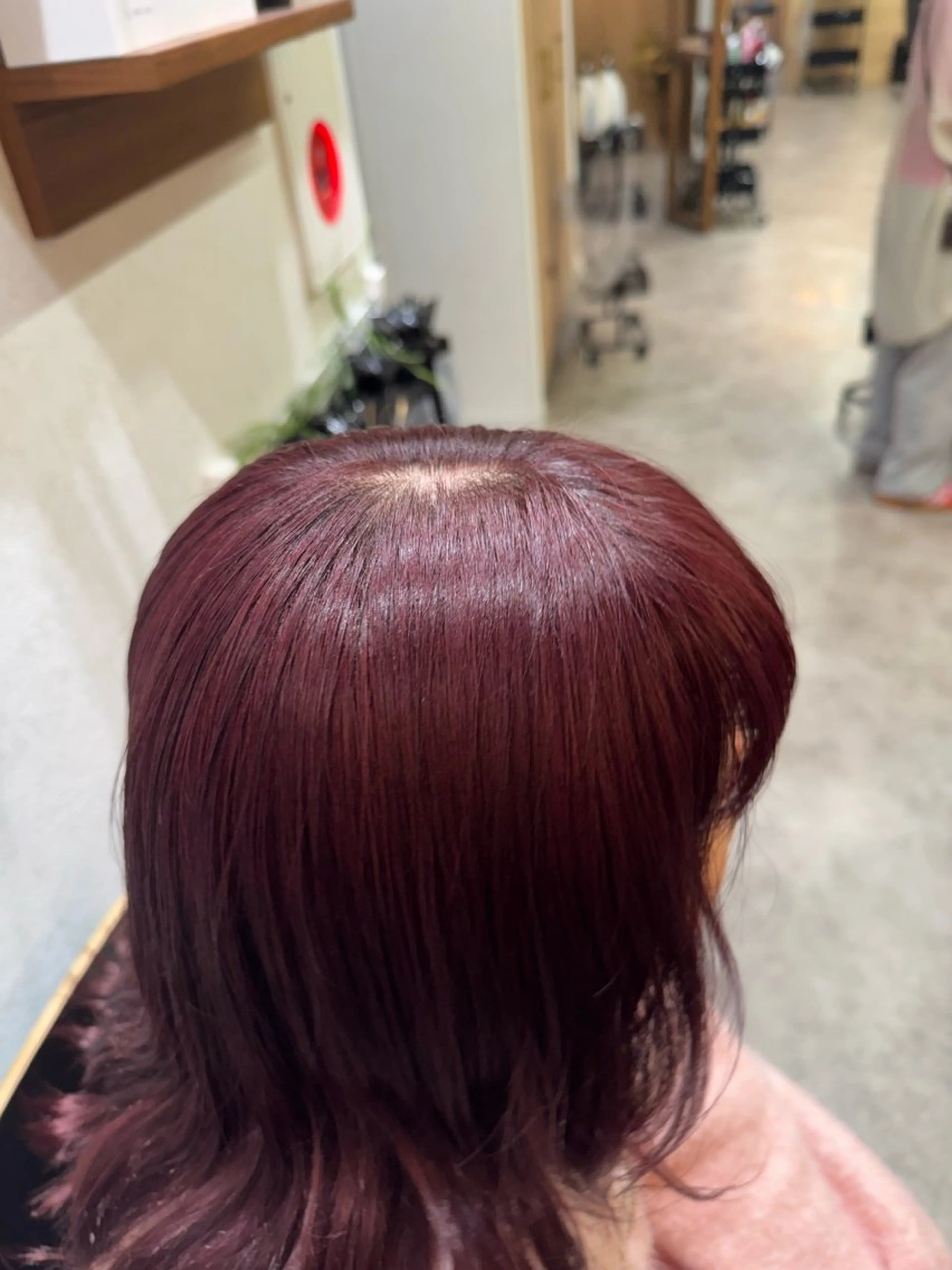セミロング カラー ヘアカラー トリートメント 縮毛矯正/エクステ /艶カラー/ヘアメのヘアスタイル