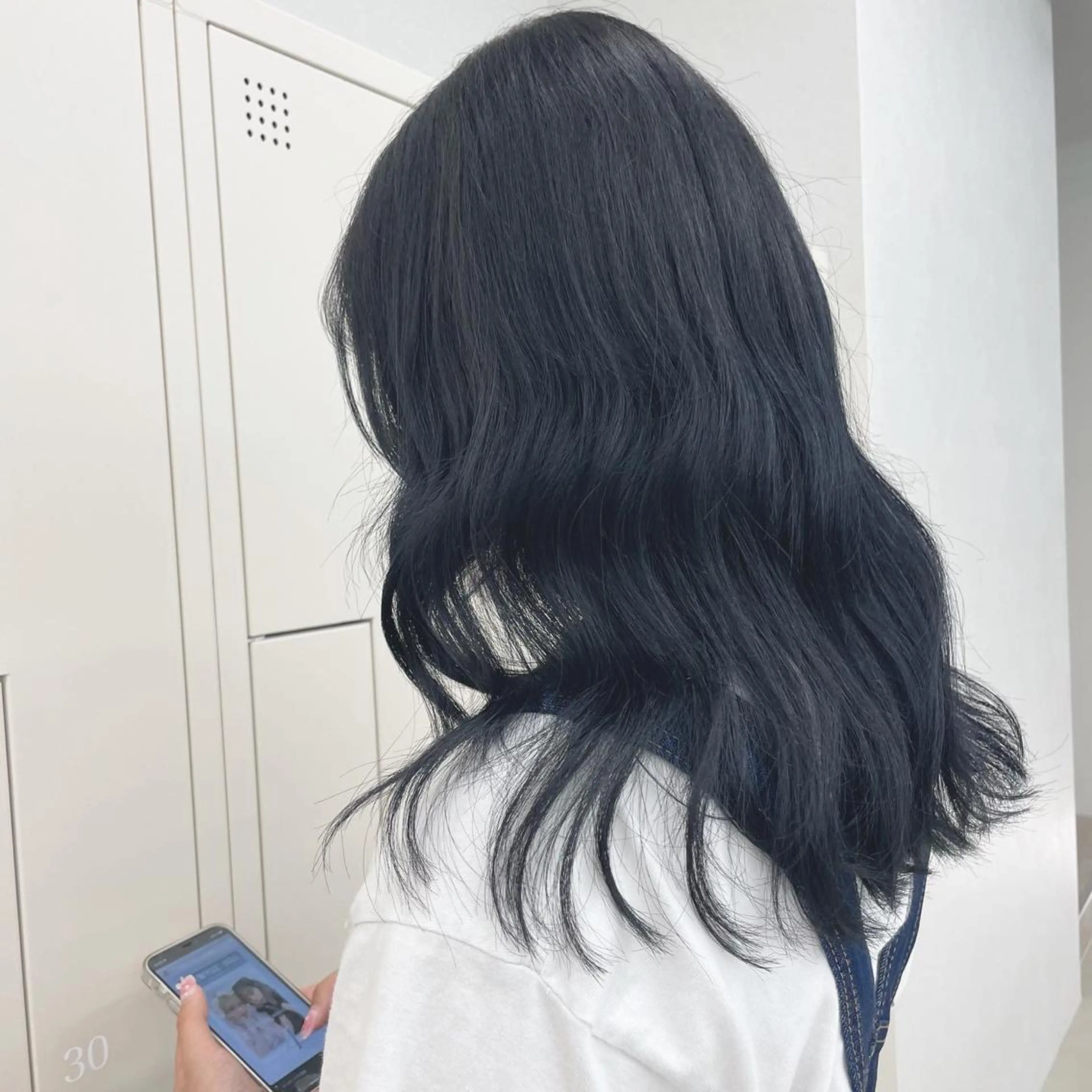 セミロング カラー ヘアアレンジ CARELLY Rukaのマツエク・マツパデザイン