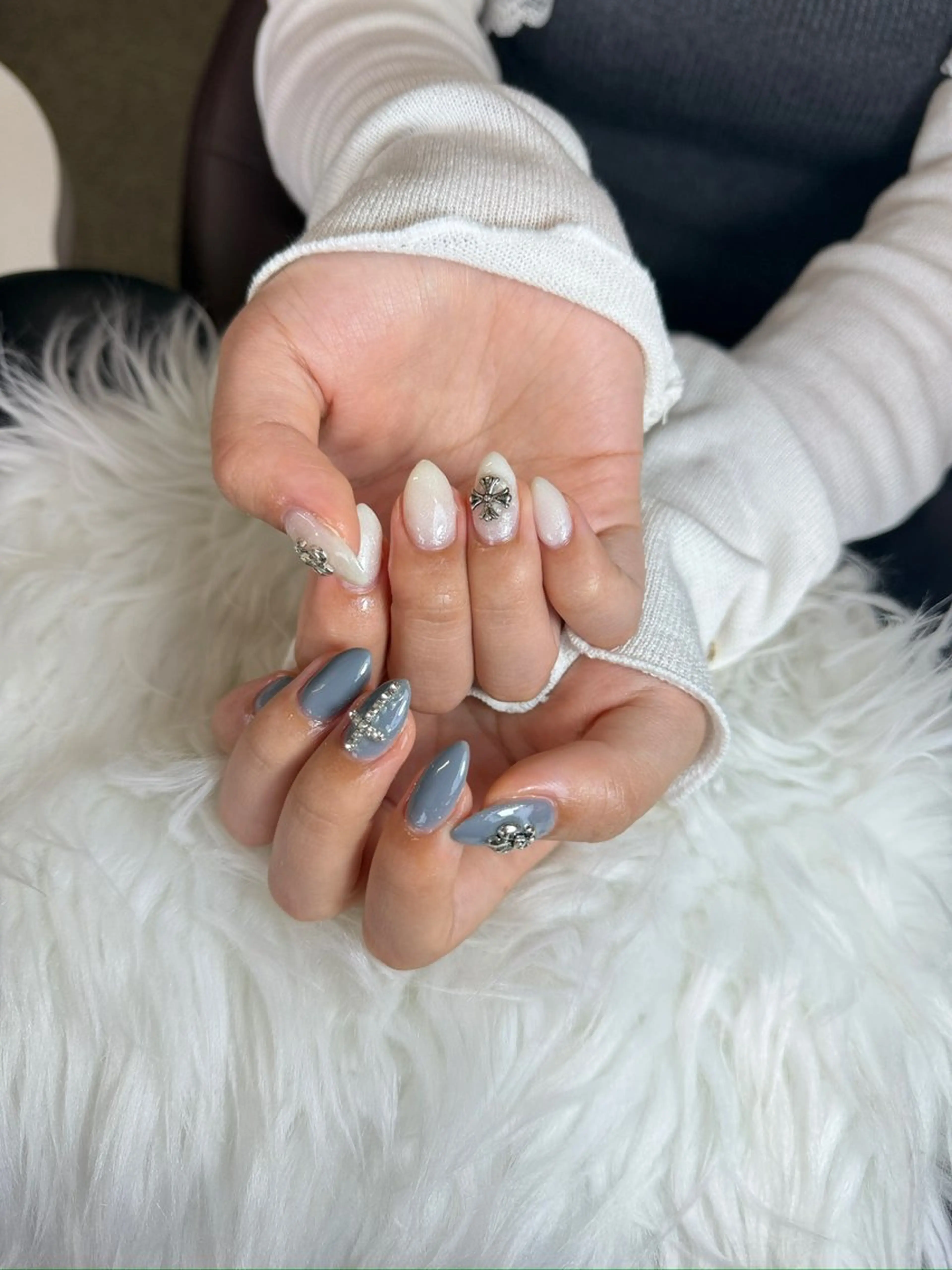 ネイル チークネイル フットネイル フレンチネイル グラデーション 韓国ネイル YUKI NAILのネイルデザイン