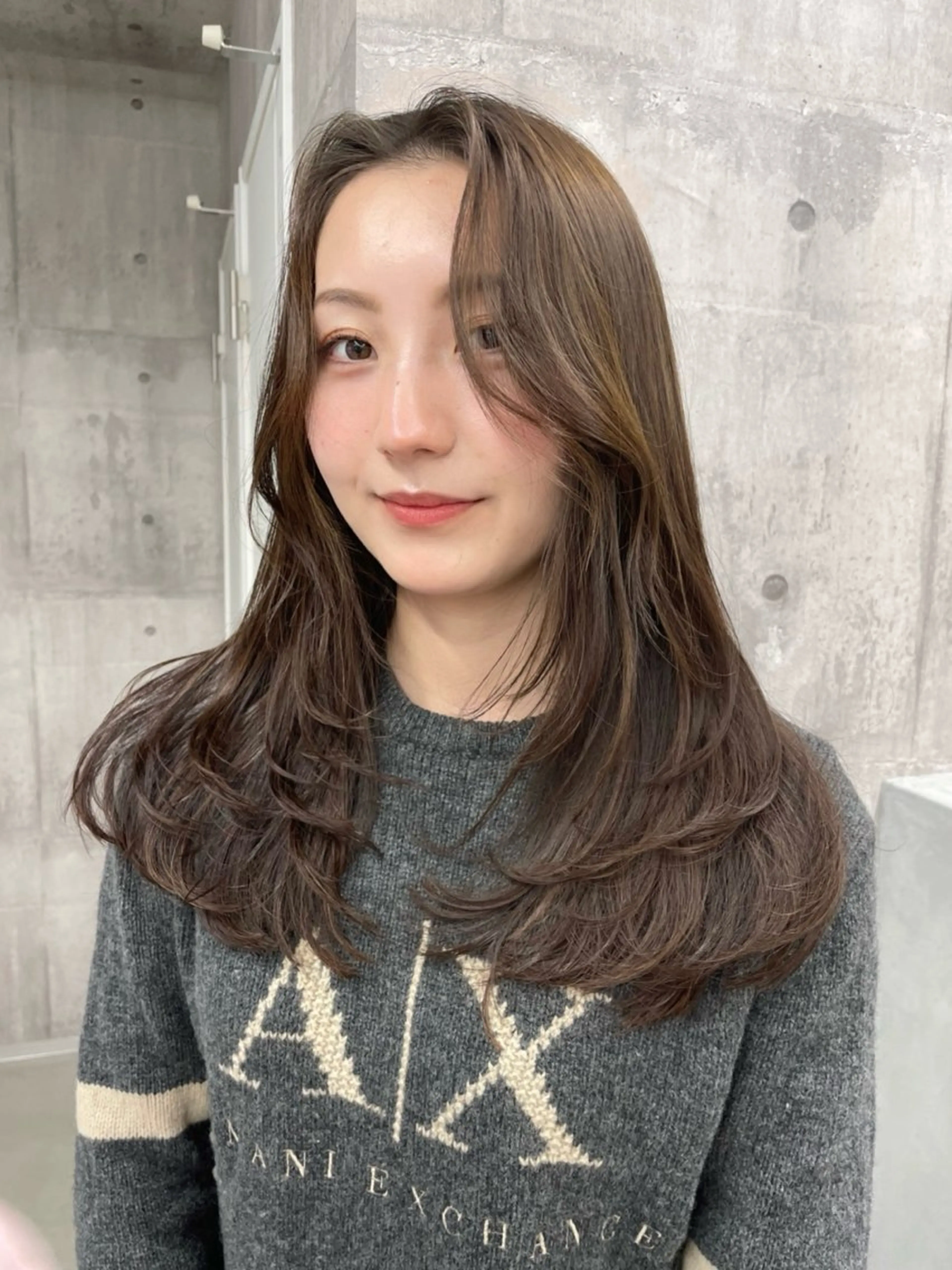 セミロング レイヤーカット 錦 茉李 @lm.mari03のヘアスタイル