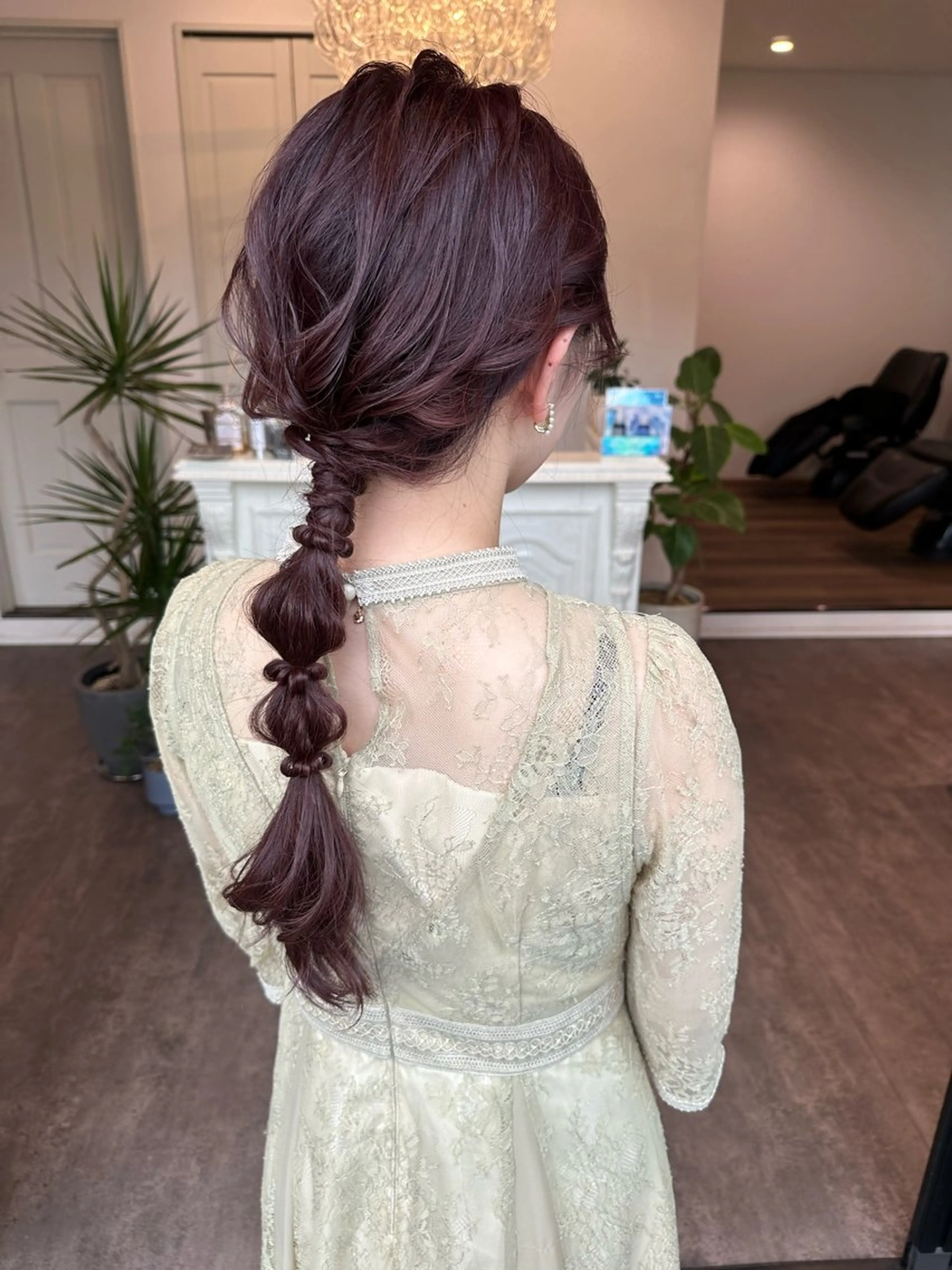 セミロング ヘアアレンジ 結婚式・ブライダル 成松 勇治のヘアスタイル