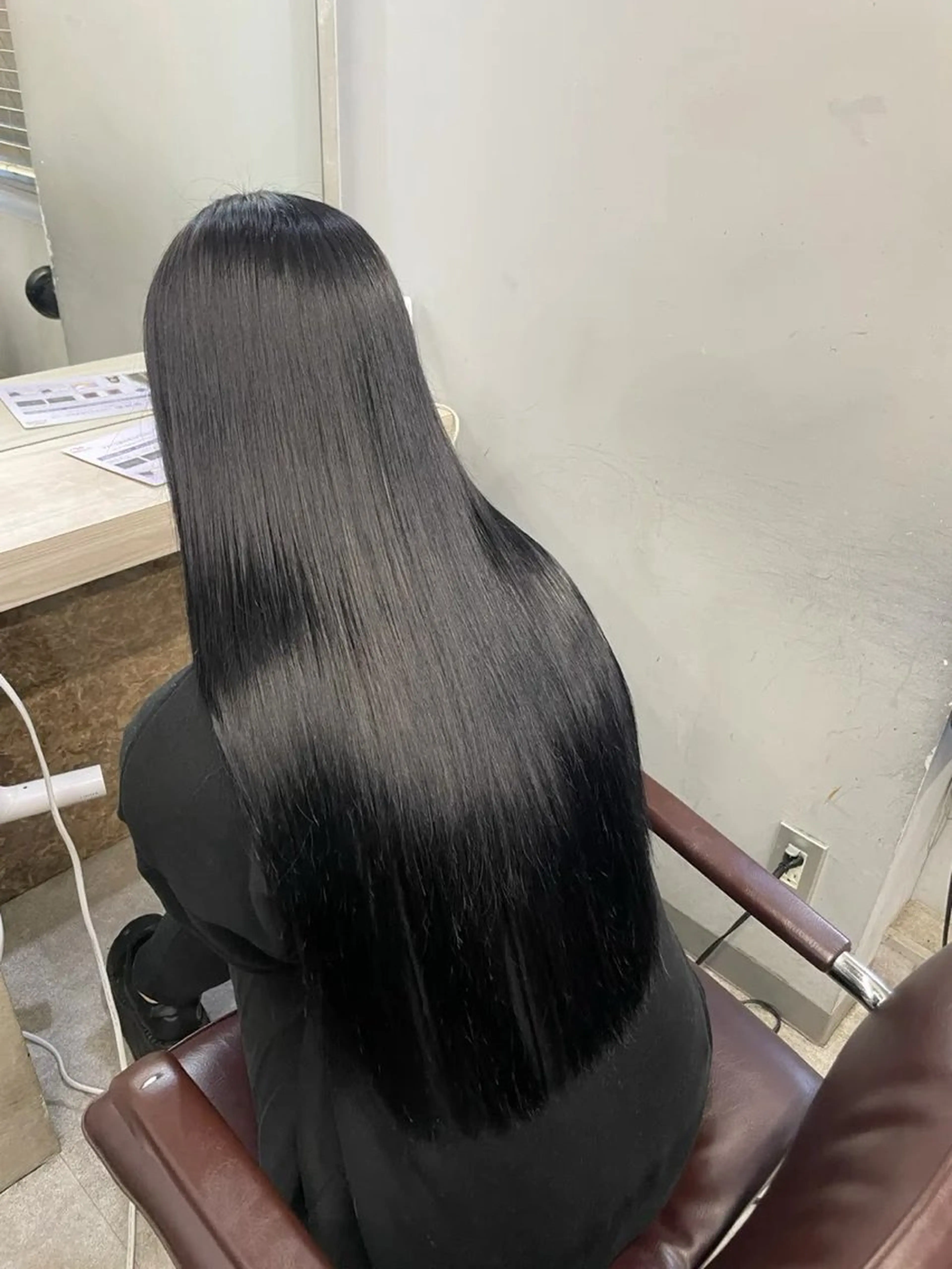 ロング カラー 透明感カラー トリートメント カット 縮毛矯正 トリートメント 🐈‍⬛多系統🕶 tsubura🖤のヘアスタイル