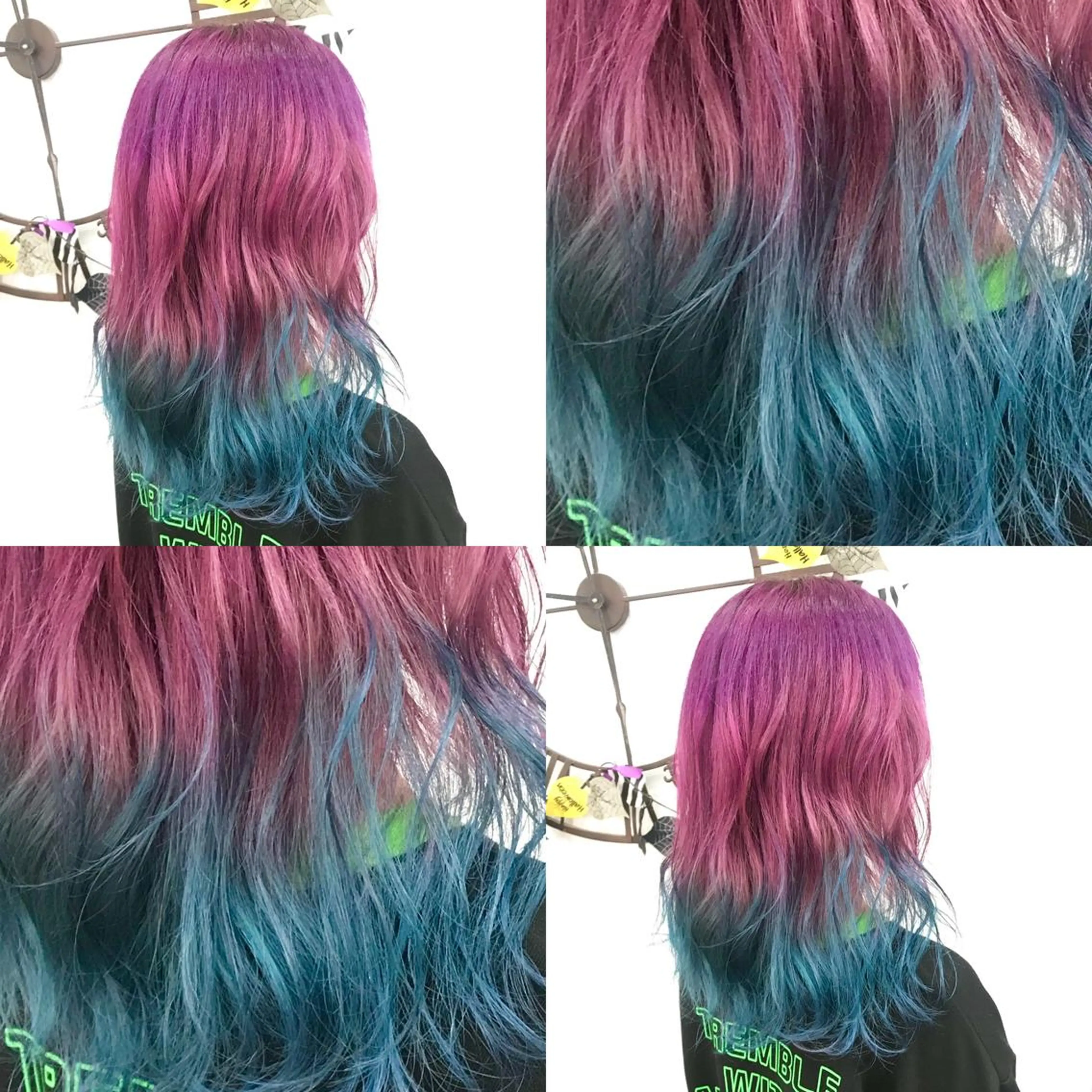 セミロング ハイトーン💫 エクステ💫maiのヘアスタイル