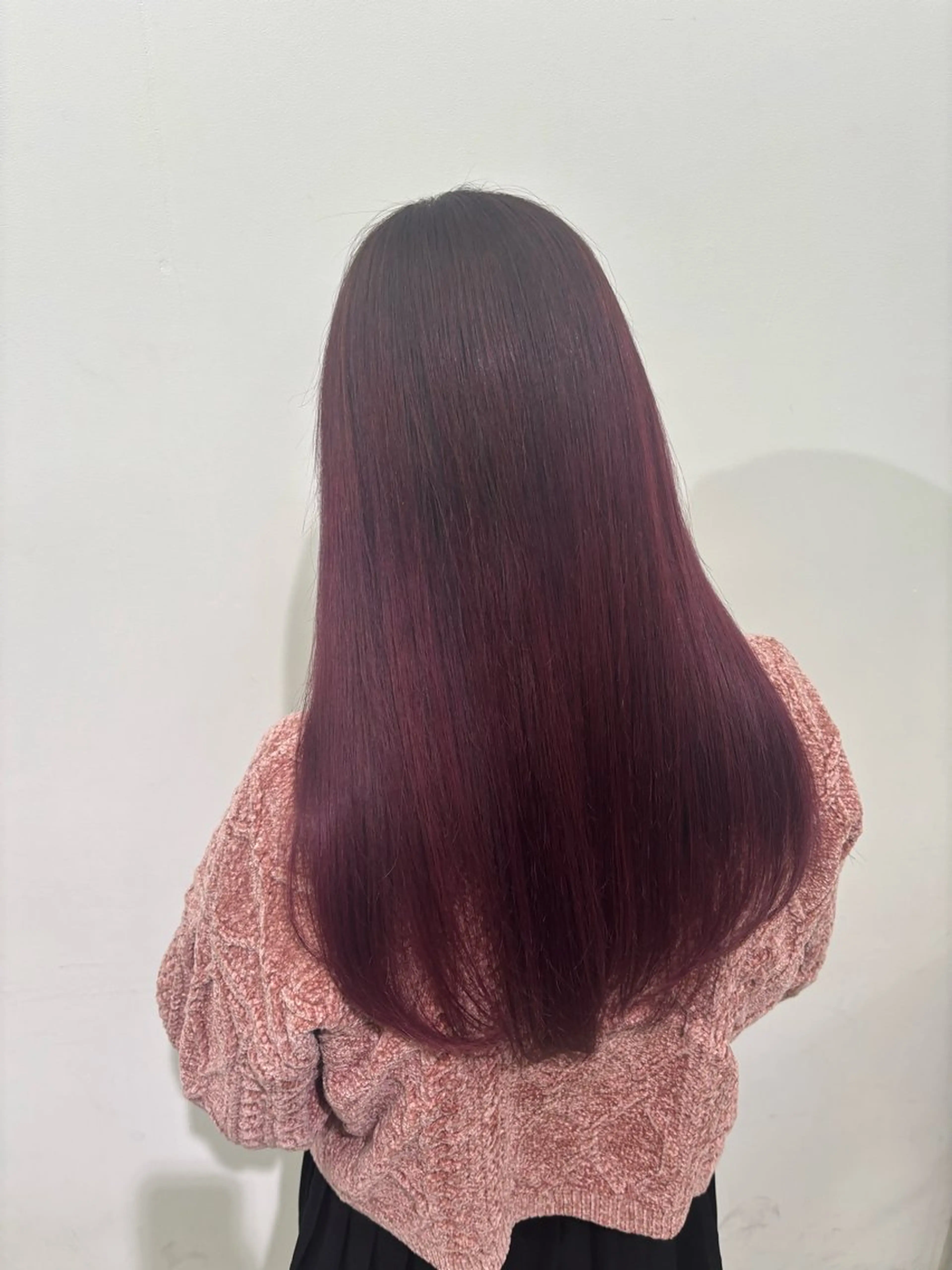 ロング カラー ブリーチ グラデーションカラー ヘアカラー キグレ マユのヘアスタイル