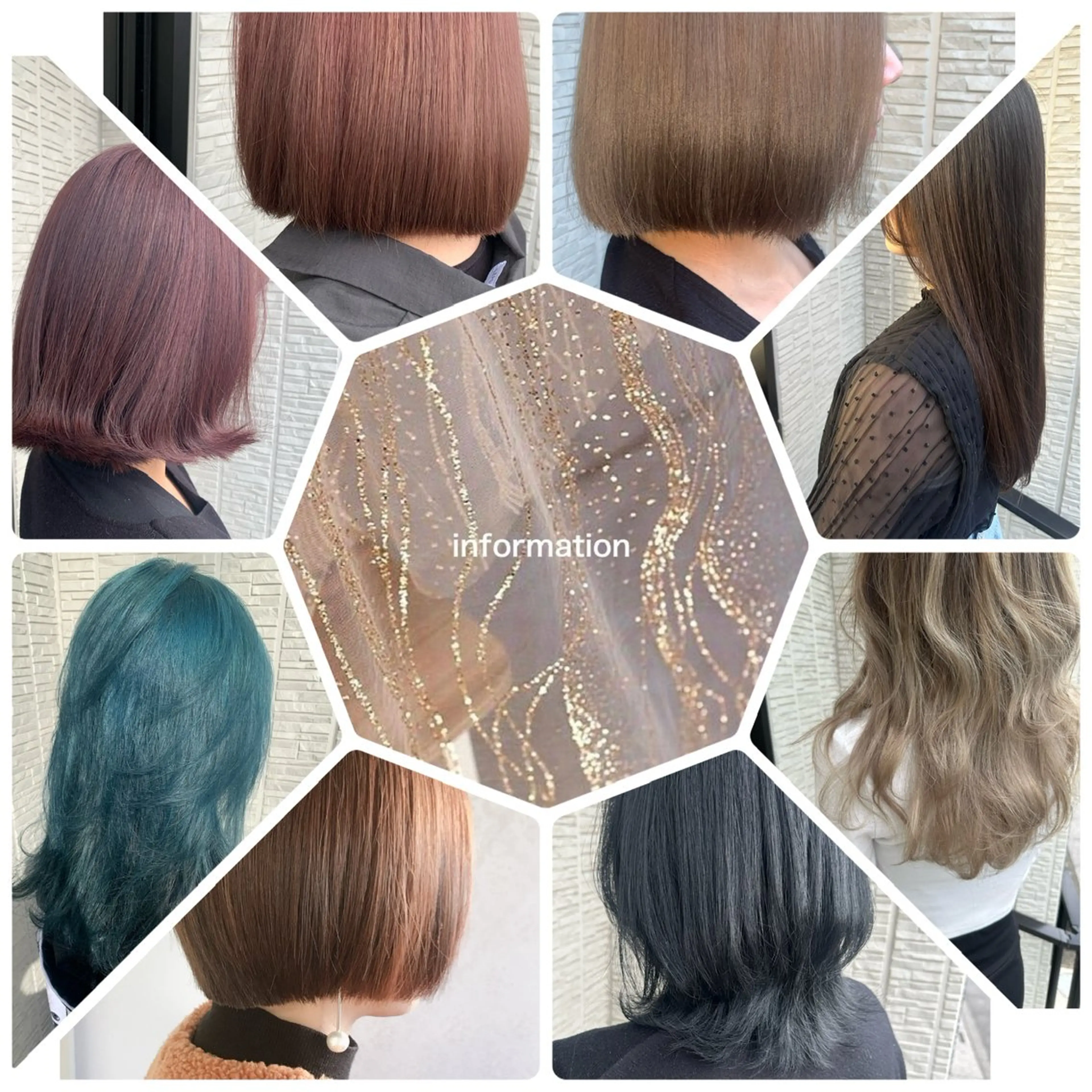 ロング カラー 縮毛矯正 Ｋ△Ｎ△♡かな ヘア&まつげのマツエク・マツパデザイン