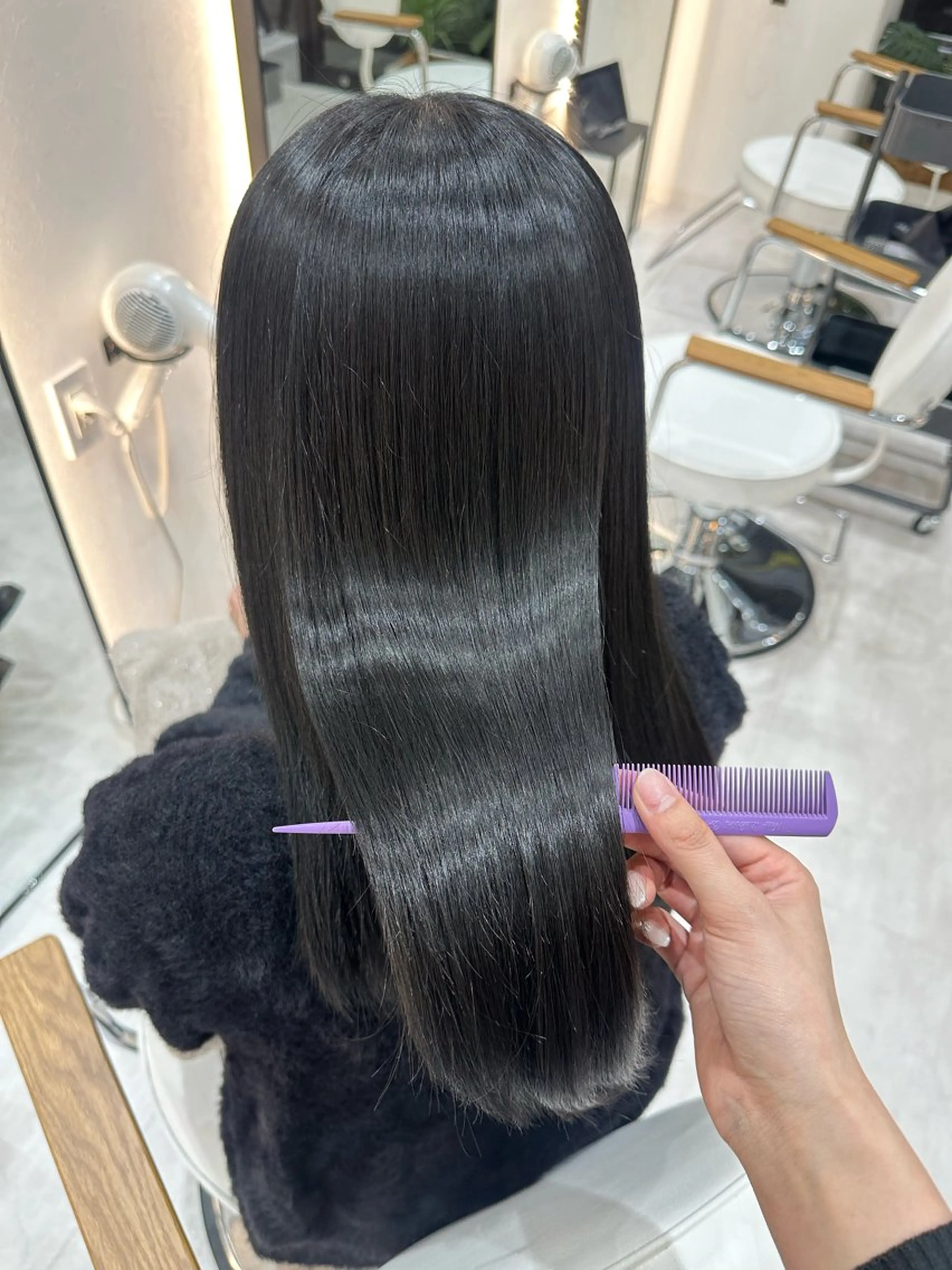 セミロング カラー アディクシーカラー ブリーチ ケアブリーチ デザインカラー ダブルカラー カット ヘアカラー トリートメント 韓国レイヤーカット/ 顔周りカットtamaのヘアスタイル