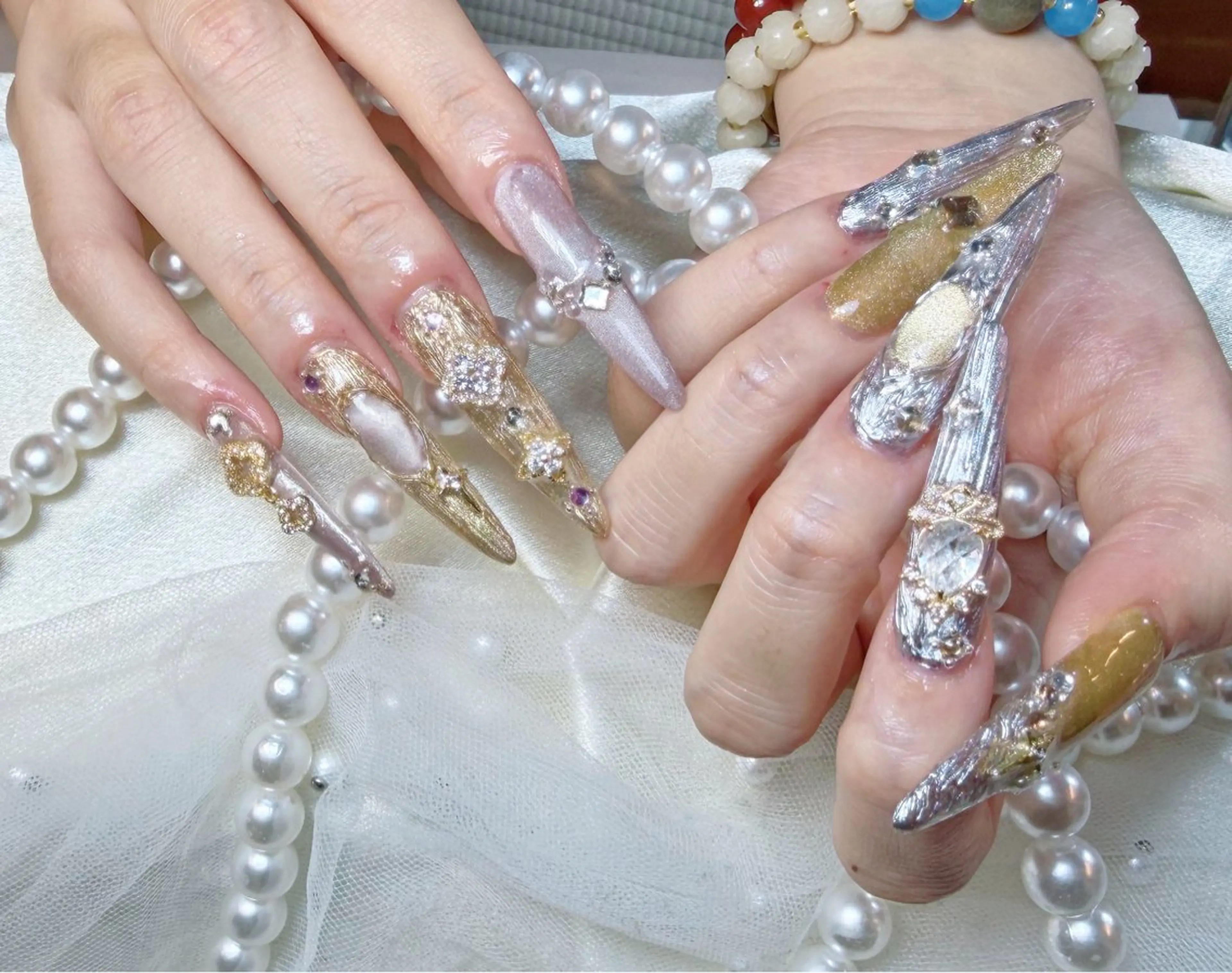 ネイル ハロウィン ハンドネイル リセス 高田馬場💎のネイルデザイン