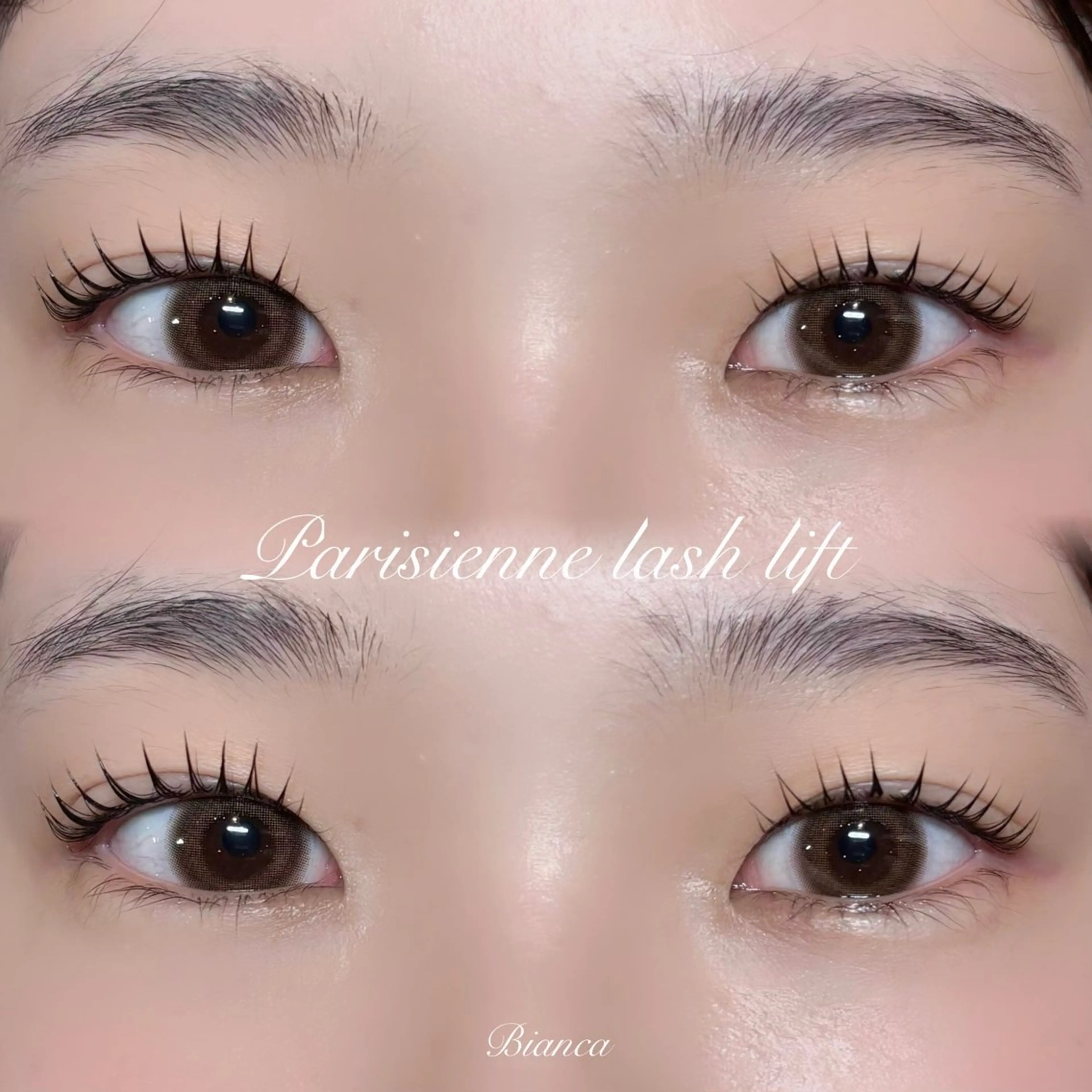 マツエク・マツパ パリジェンヌラッシュリフト マツパ BIANCA ໒꒱ chihiroのマツエク・マツパデザイン
