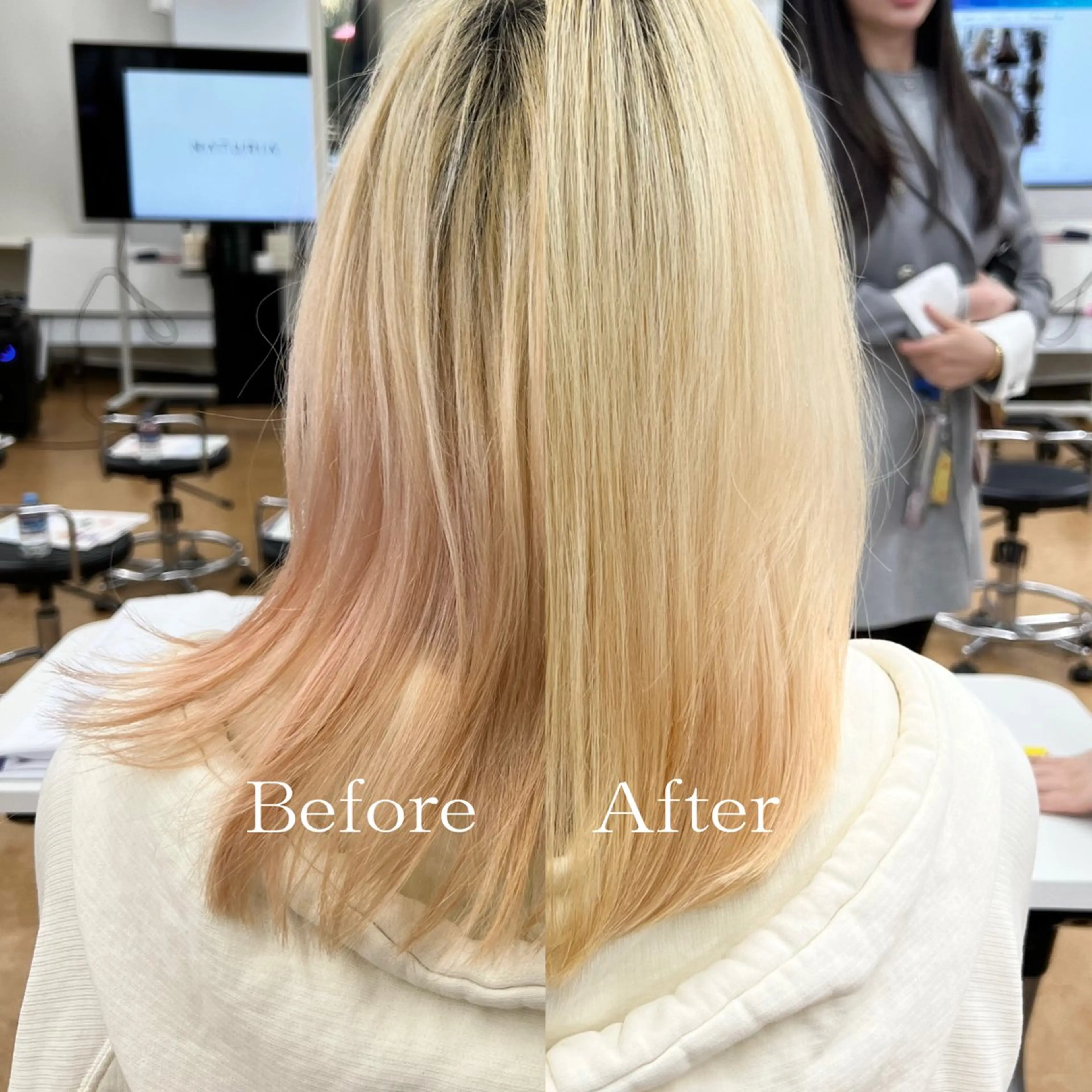 ミディアム カット トリートメント ヘッドスパ カット無料/髪質改善 髪質根本改善/艶髪のヘアスタイル