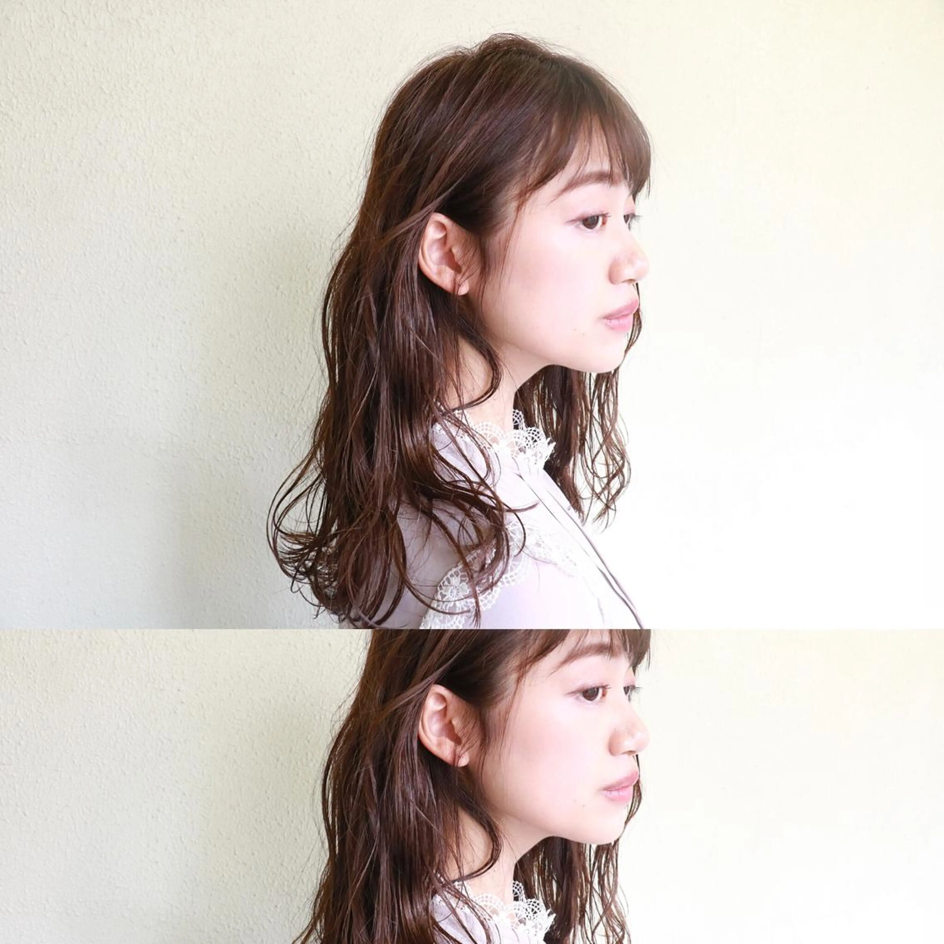 ミディアム カラー パーマ 🟦髪質改善6年 💊YAMAMOTOのヘアスタイル