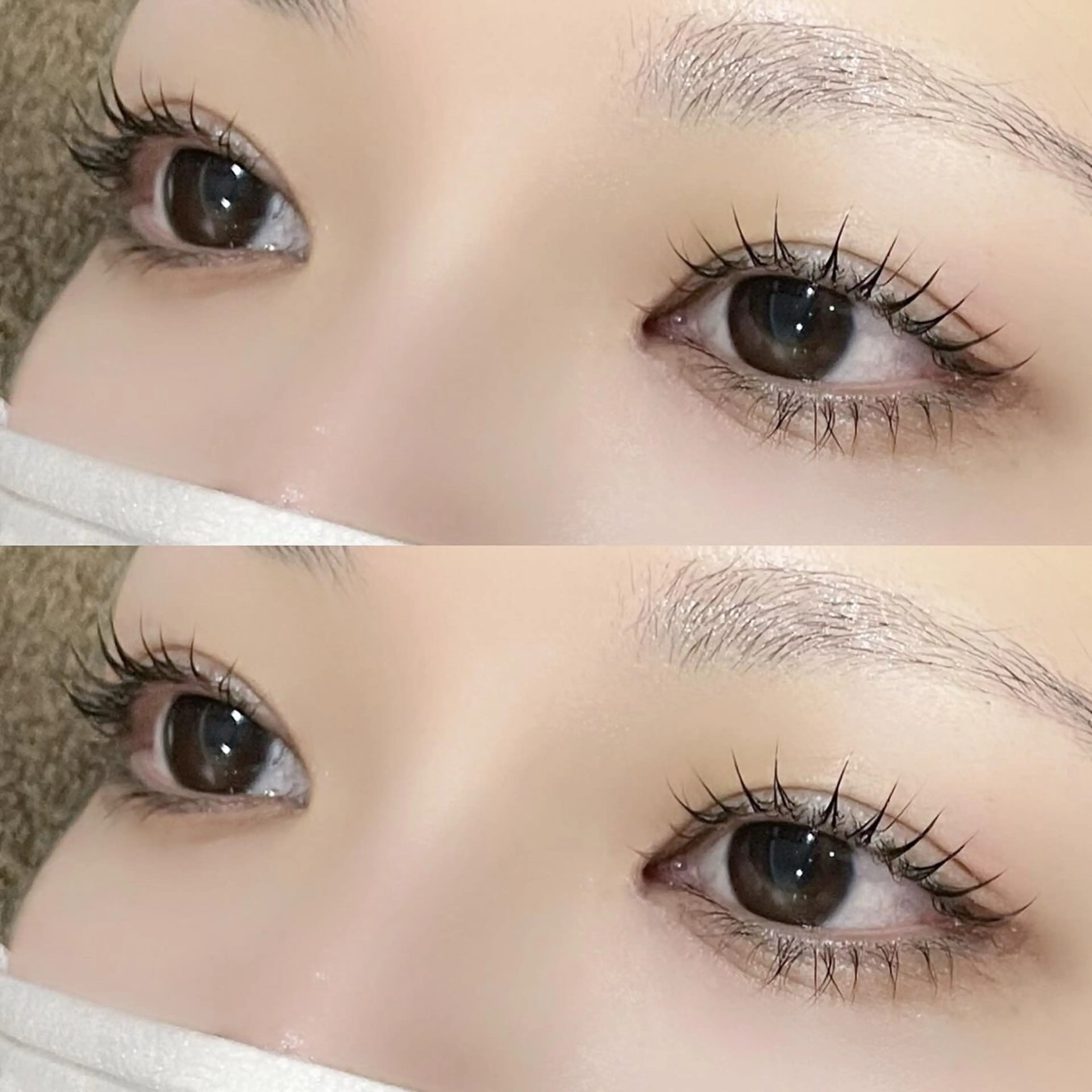 【韓ドル風🇰🇷】束感まつ毛パーマ🎀+コーティング仕上げ🤍の写真