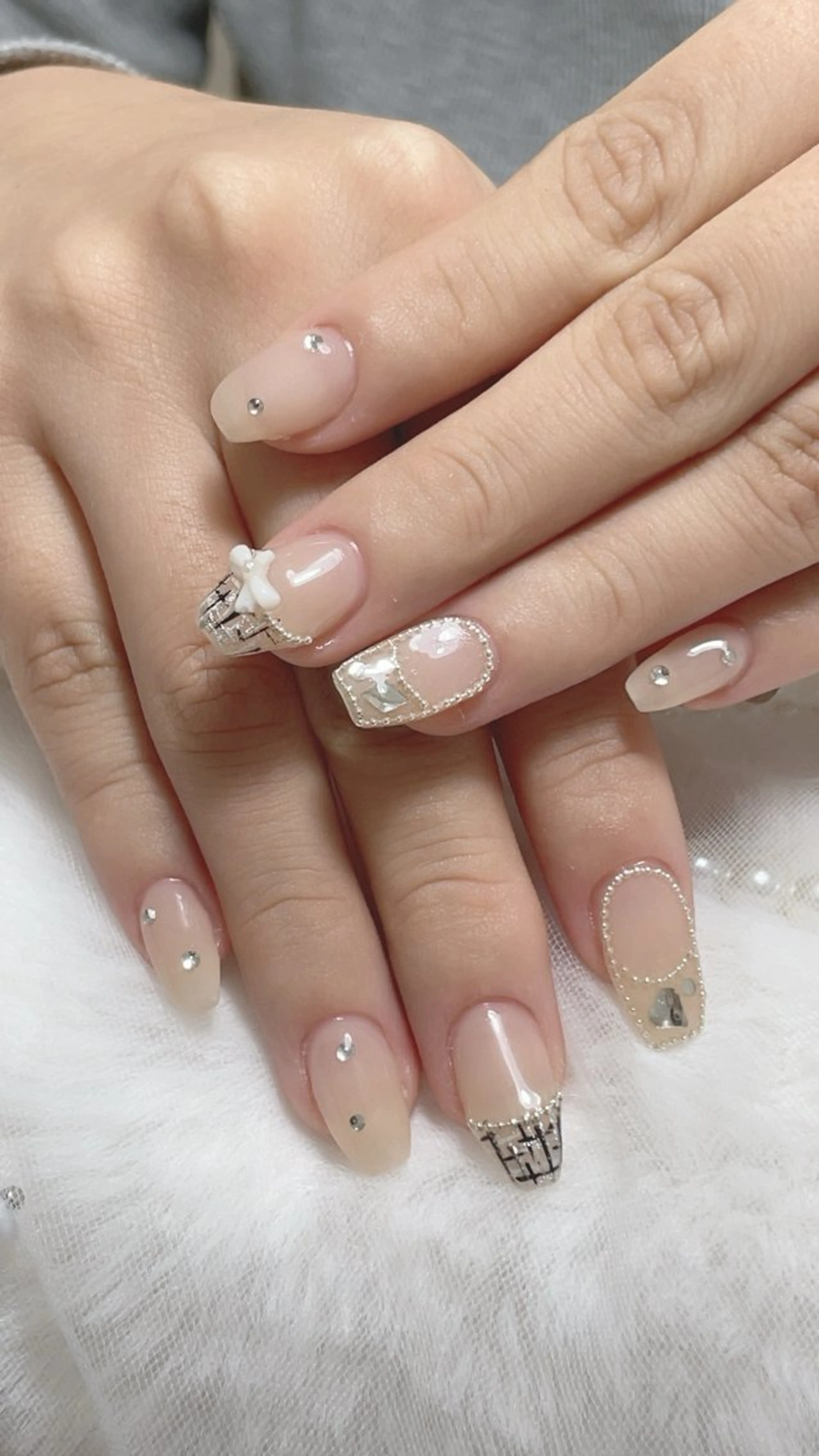 ネイル ハンドネイル ハンドケア Crystal Nailのネイルデザイン