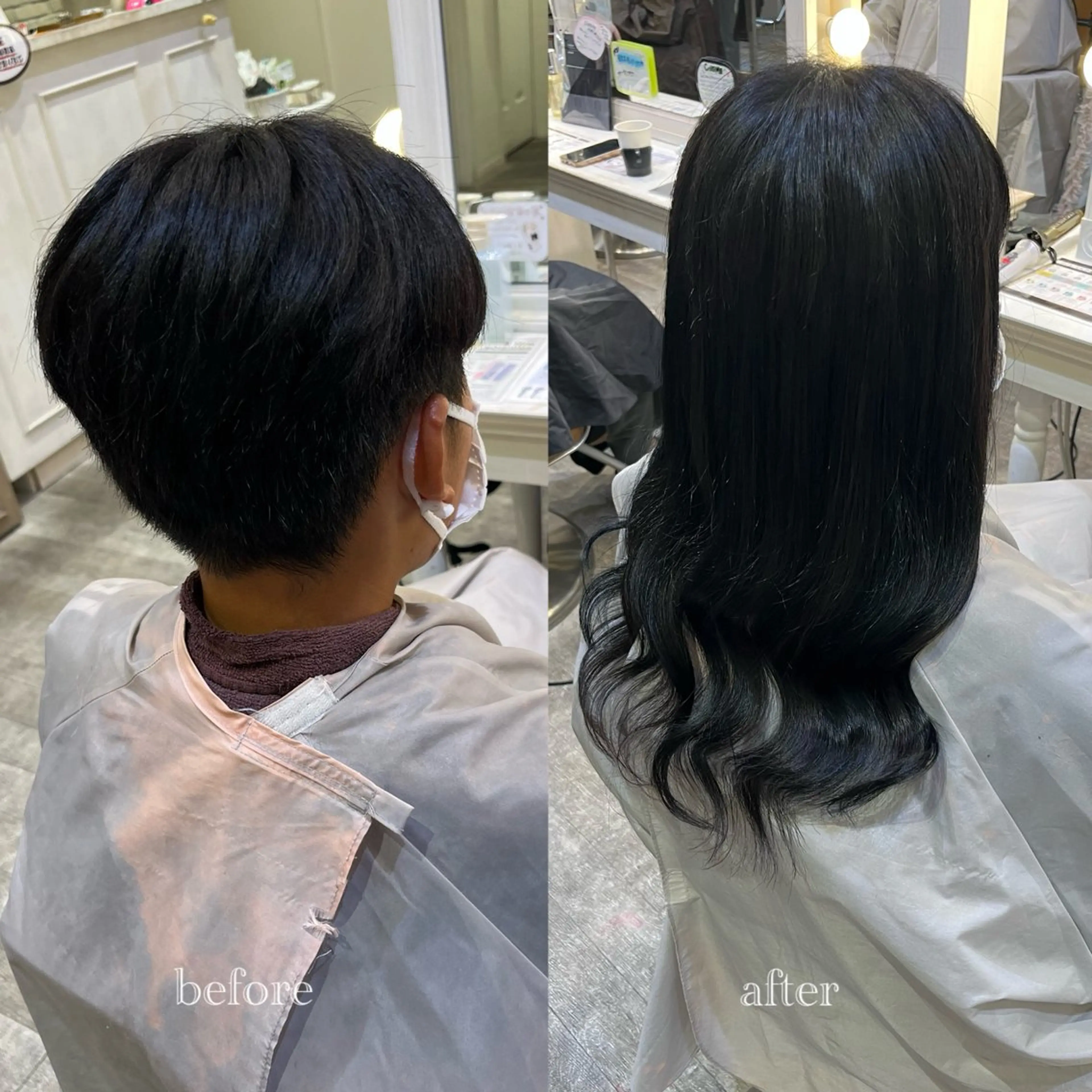 エクステ エクステ🎀 暖色カラー🎀amiのヘアスタイル