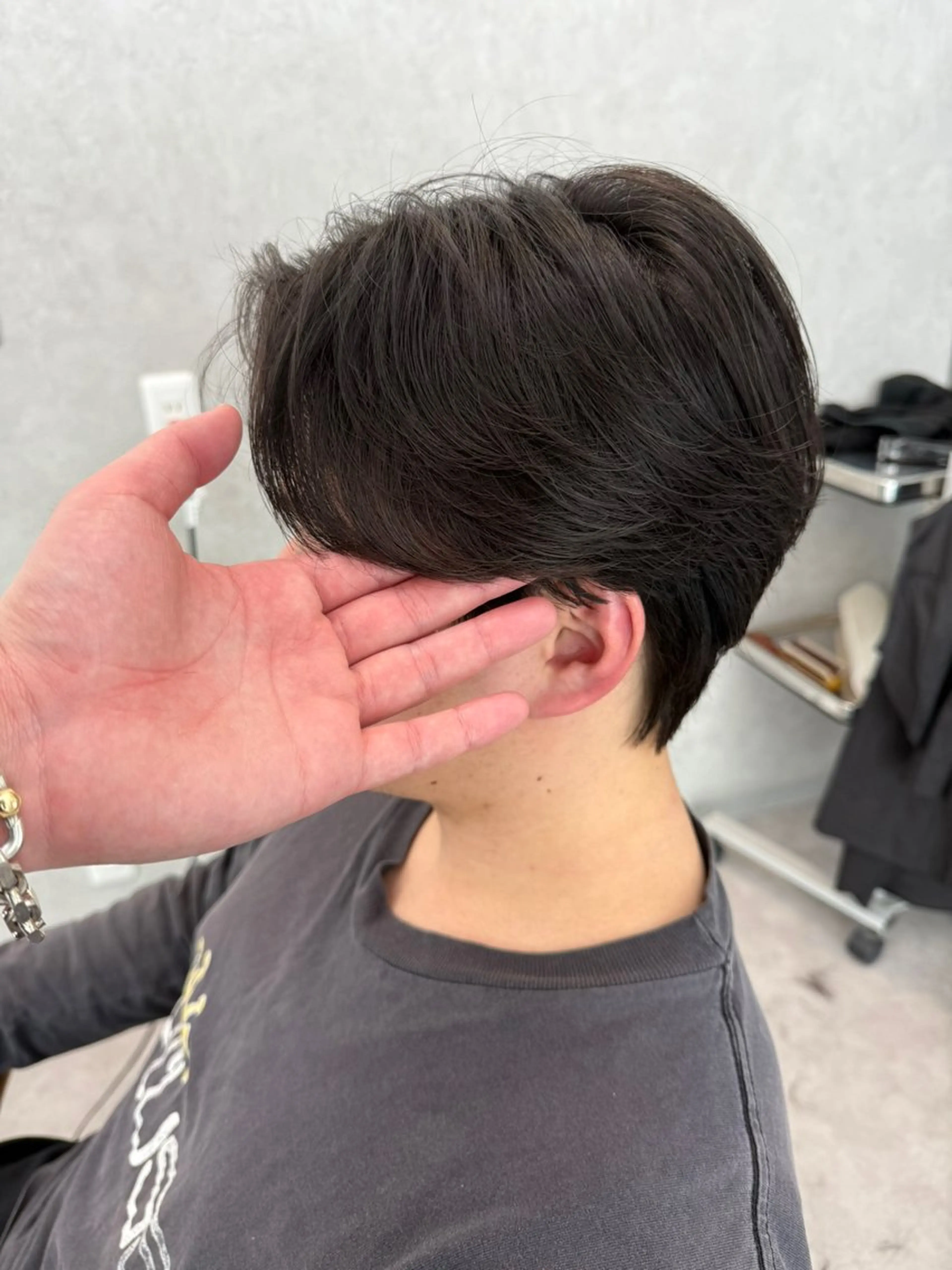 ミディアム メンズ 縮毛矯正 カット 縮毛矯正 メンズパーマ職人/ 天神/tatsukiのヘアスタイル