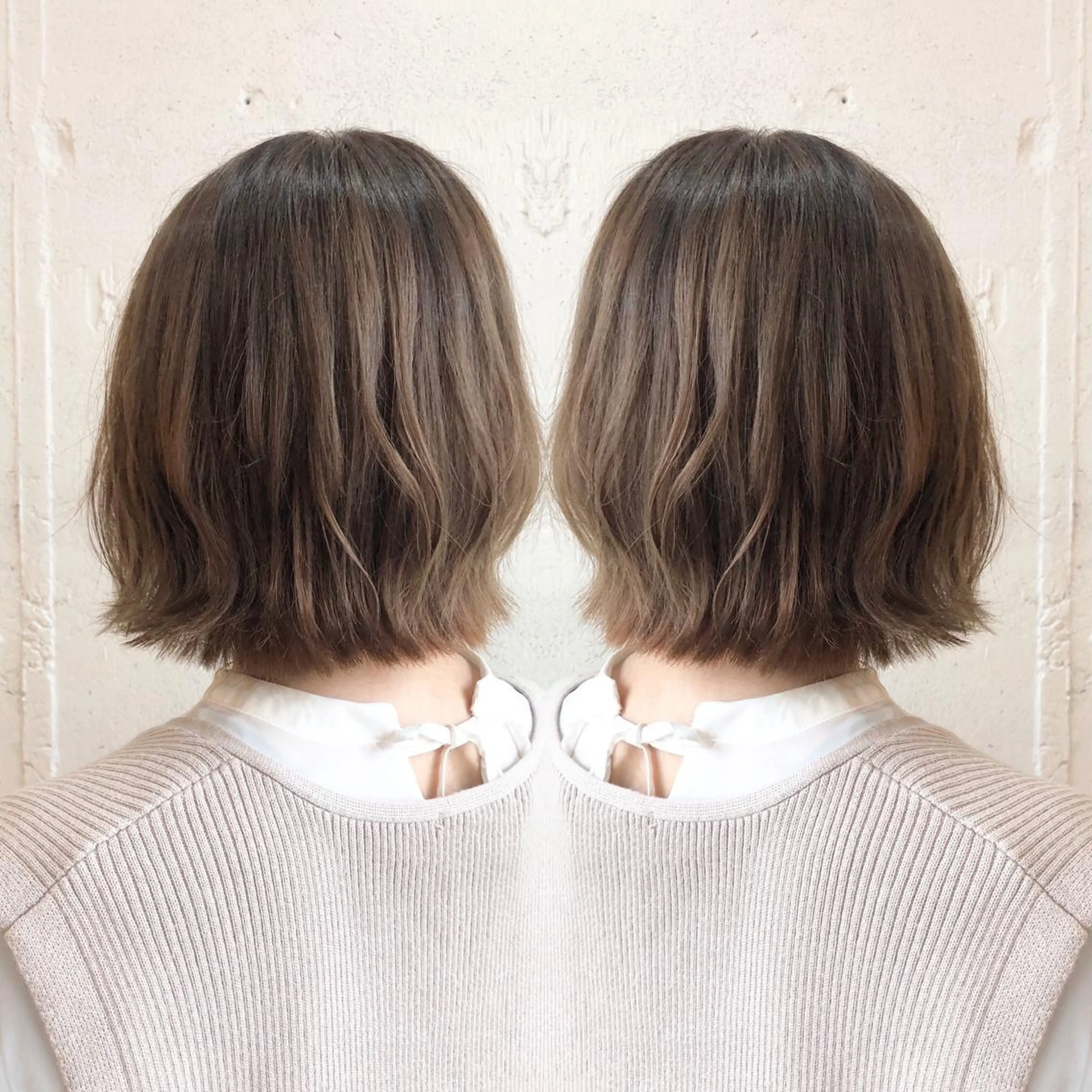 ショート ヘアカラー あらき ちさとのヘアスタイル