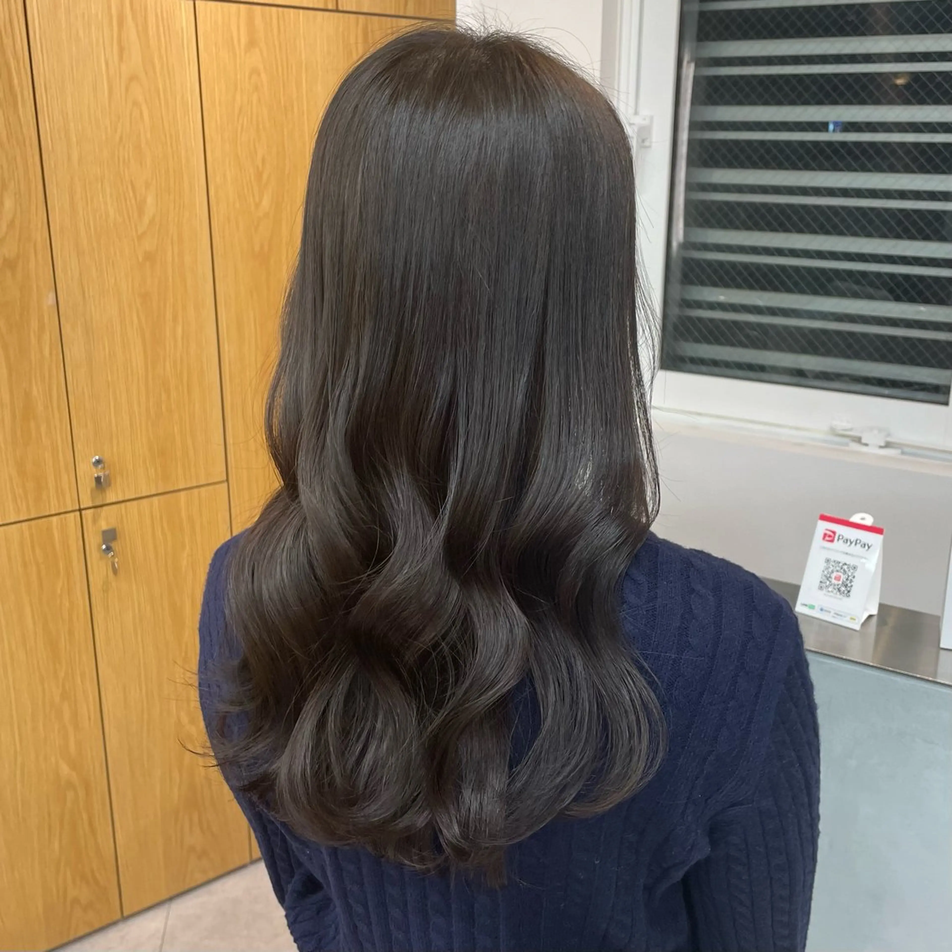 ロング カラー グレージュ オリーブグレージュ オリーブグレー 澤 佑華 🎀 透明感カラーのヘアスタイル