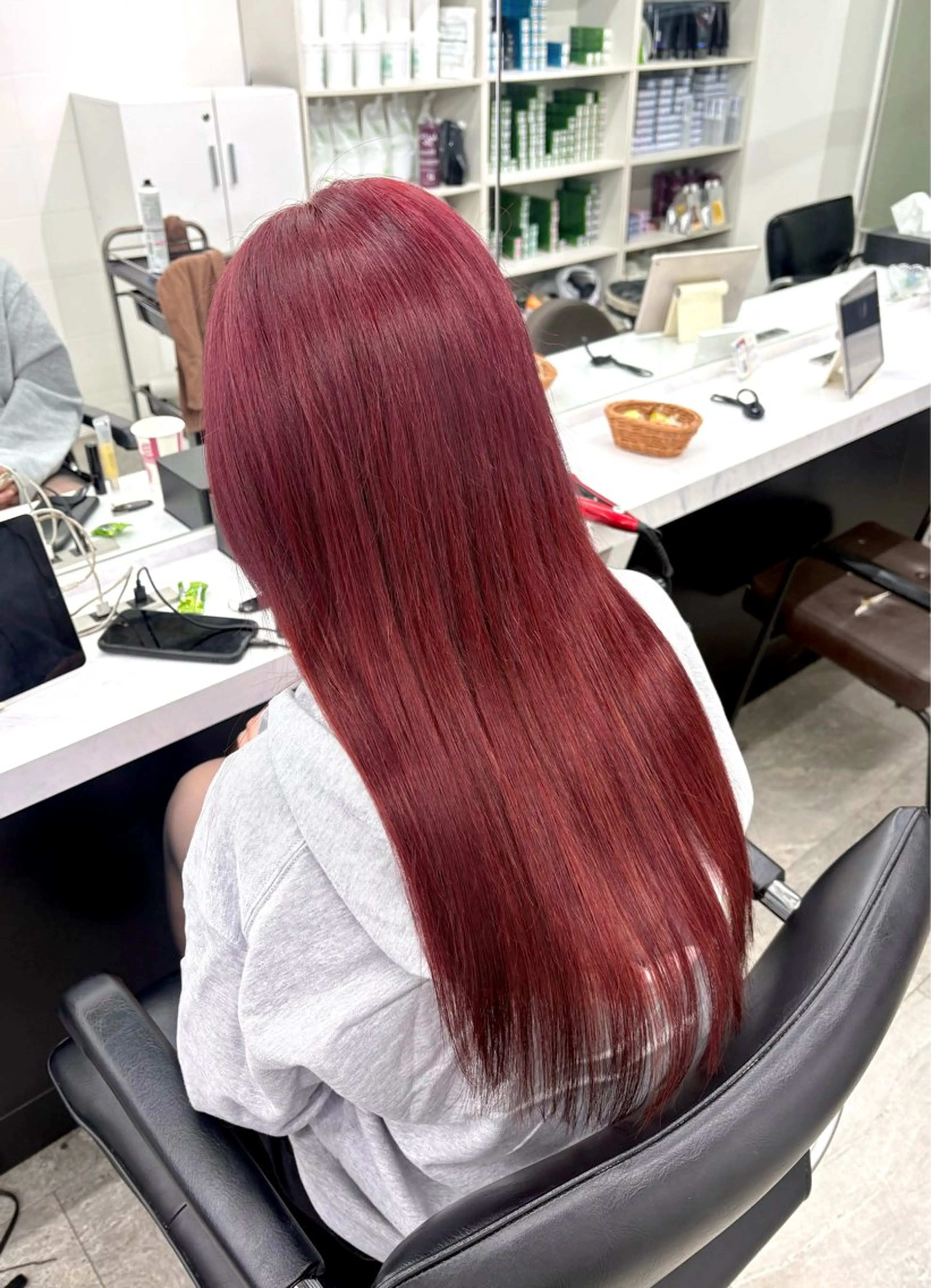 ロング カラー ヘアカラー ハイトーン/エクステ 🫧🐬Yuihaのヘアスタイル