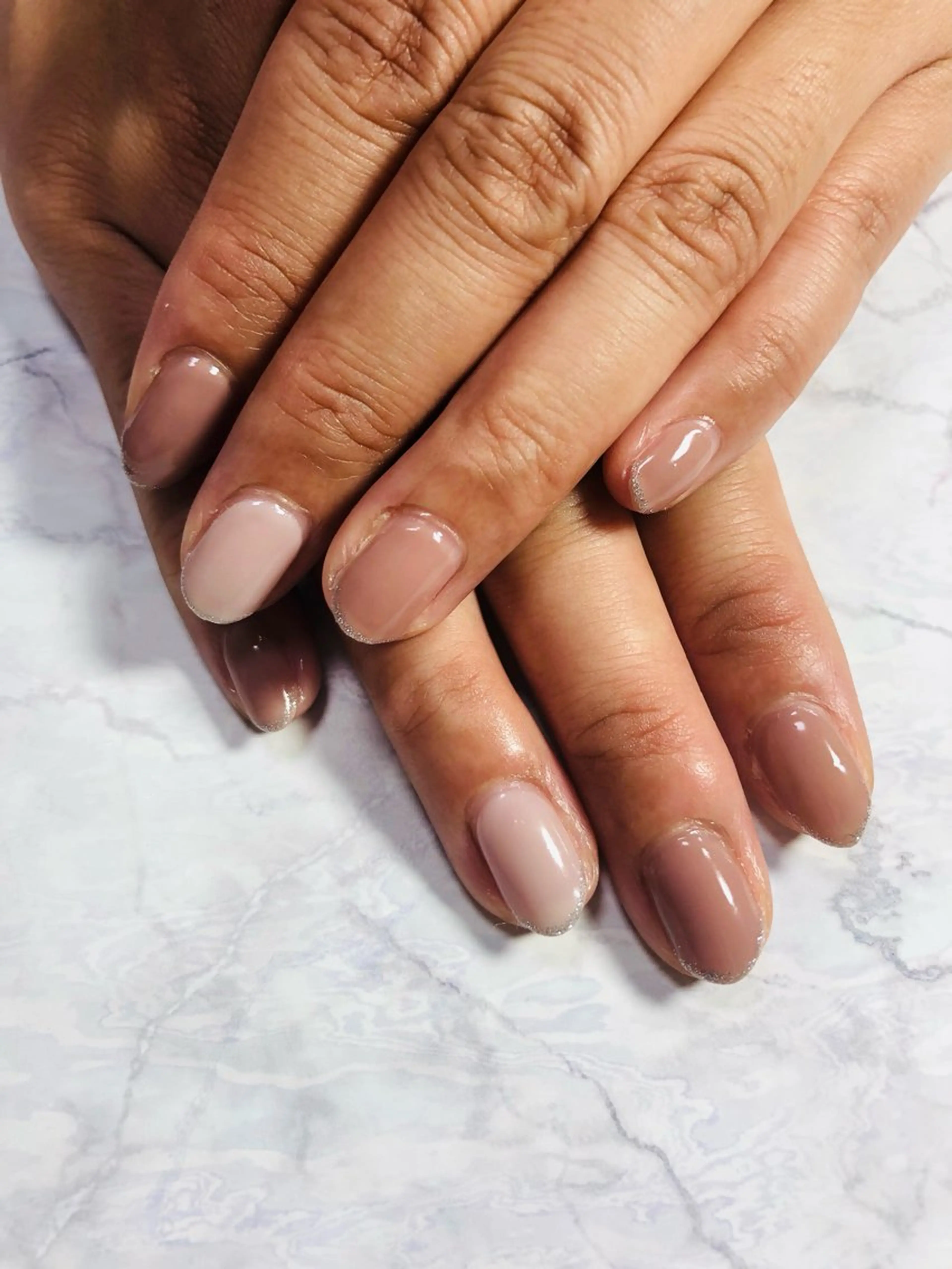 ネイル シルバー M&Y nailsalonのネイルデザイン