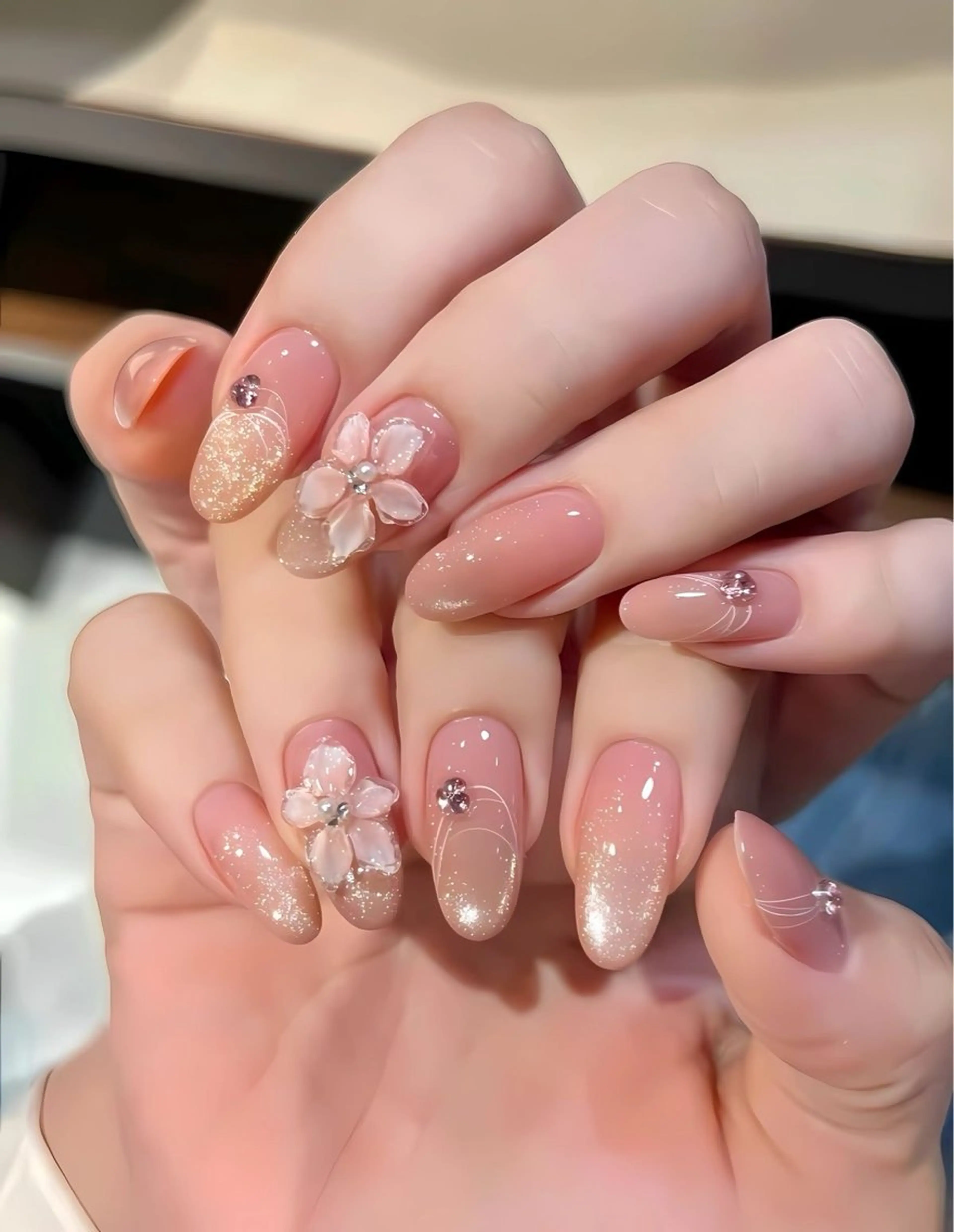 ネイル ジェルネイル 韓国ネイル マグネットネイル 持ち込み ワンカラーネイル Kawaii Nail Salonのネイルデザイン